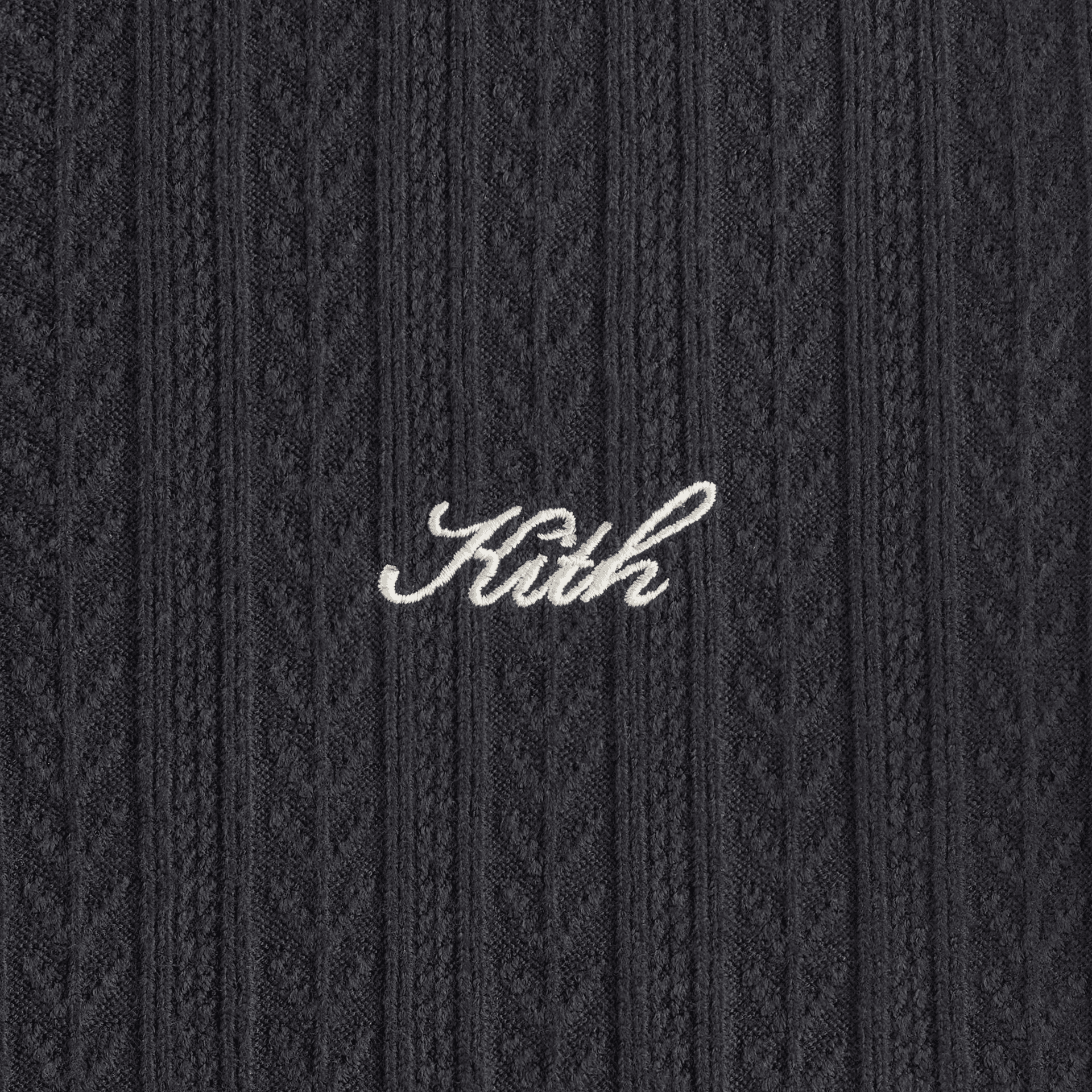 Kith Women Mulberry IV Pointelle Tee - Black — Image 2