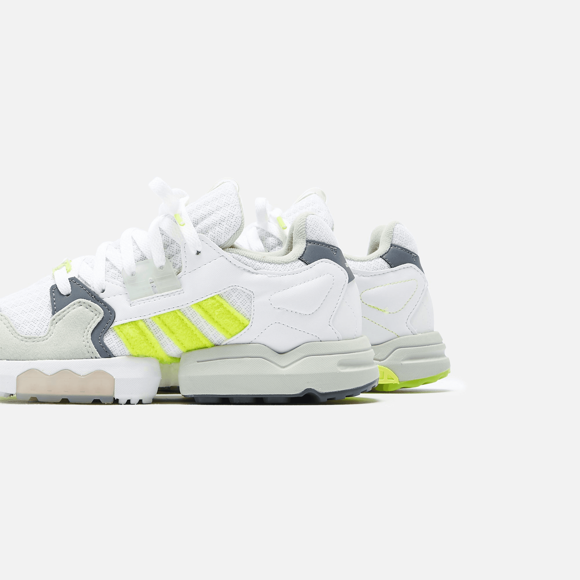 adidas Consortium x Footpatrol ZX Torsion - White / Solar Yellow / Ash Grey — Image 7