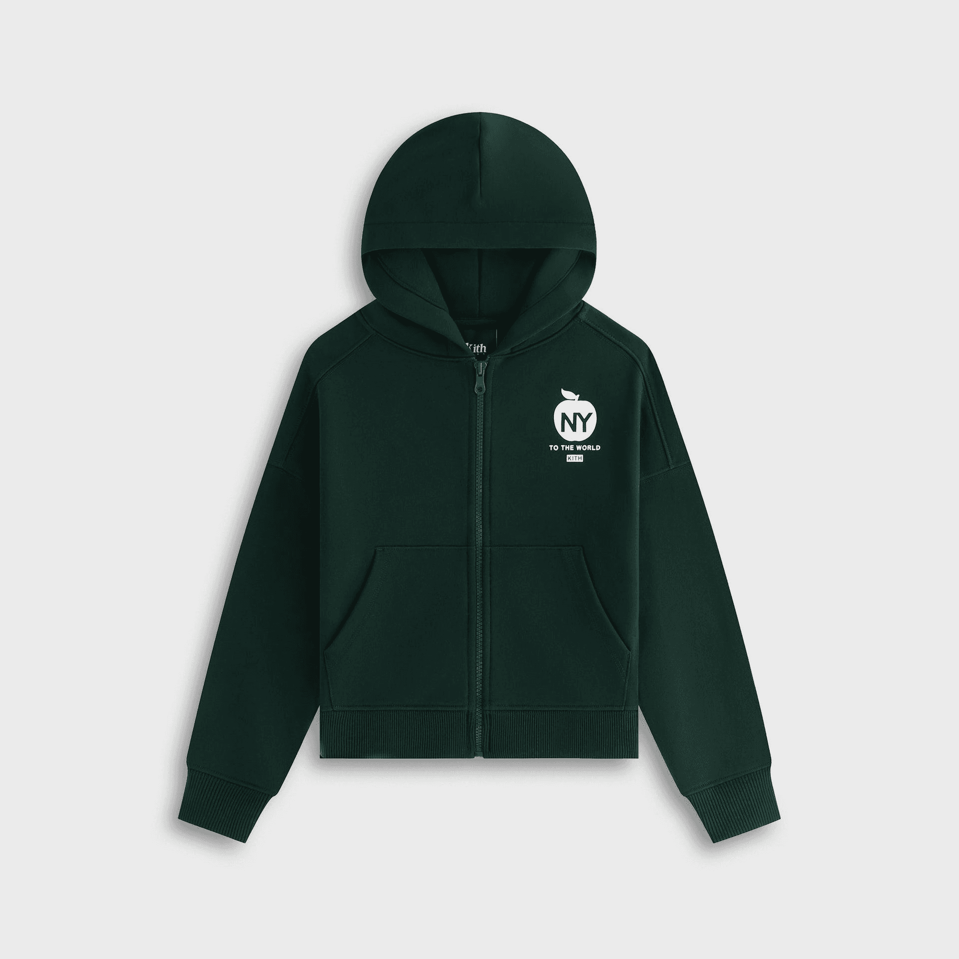 Kith Kids Logo Zip Nelson Hoodie - Stadium — Image 6