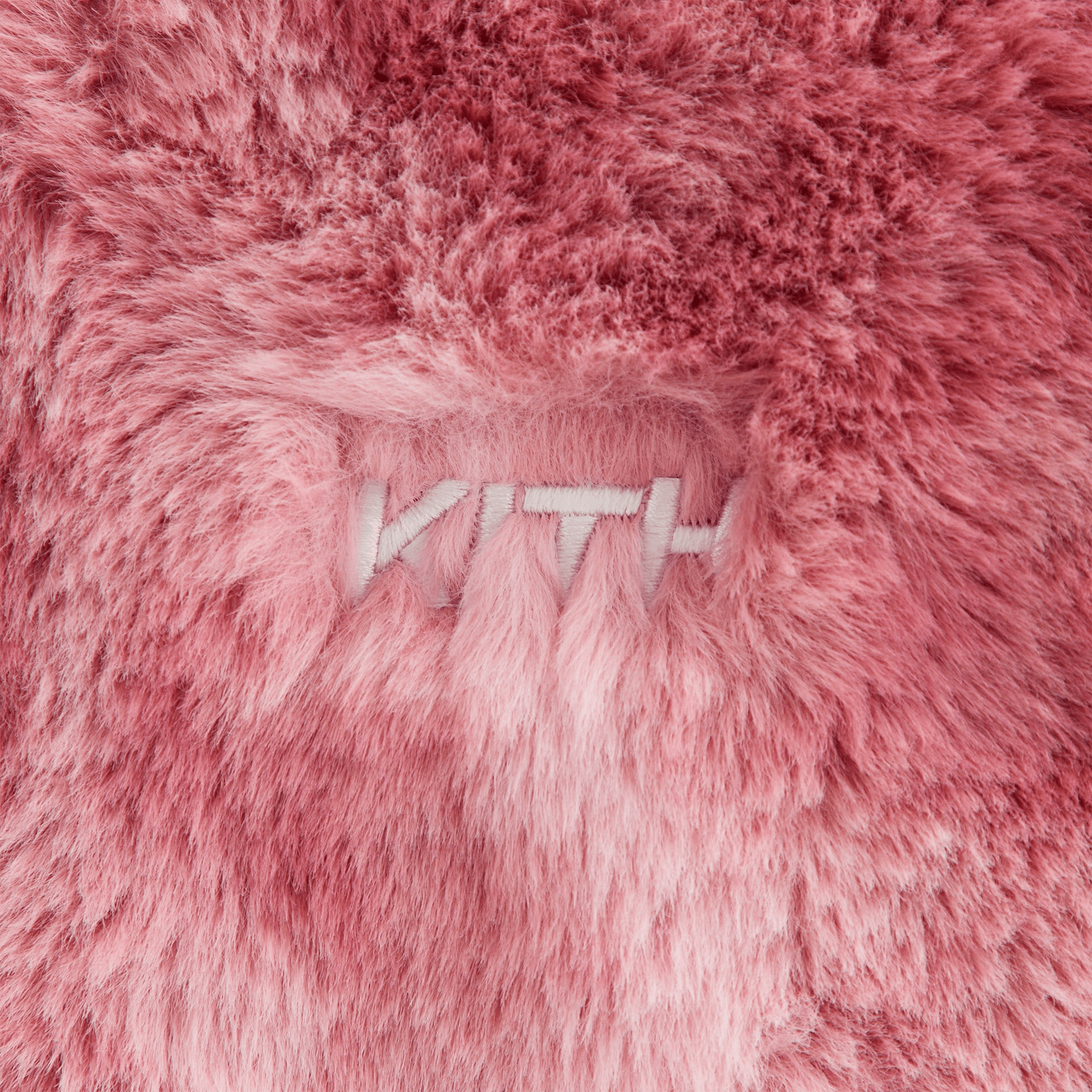 Kith Kids Cropped Faux Fur Hooded Puffer Jacket - Affection — Image 3