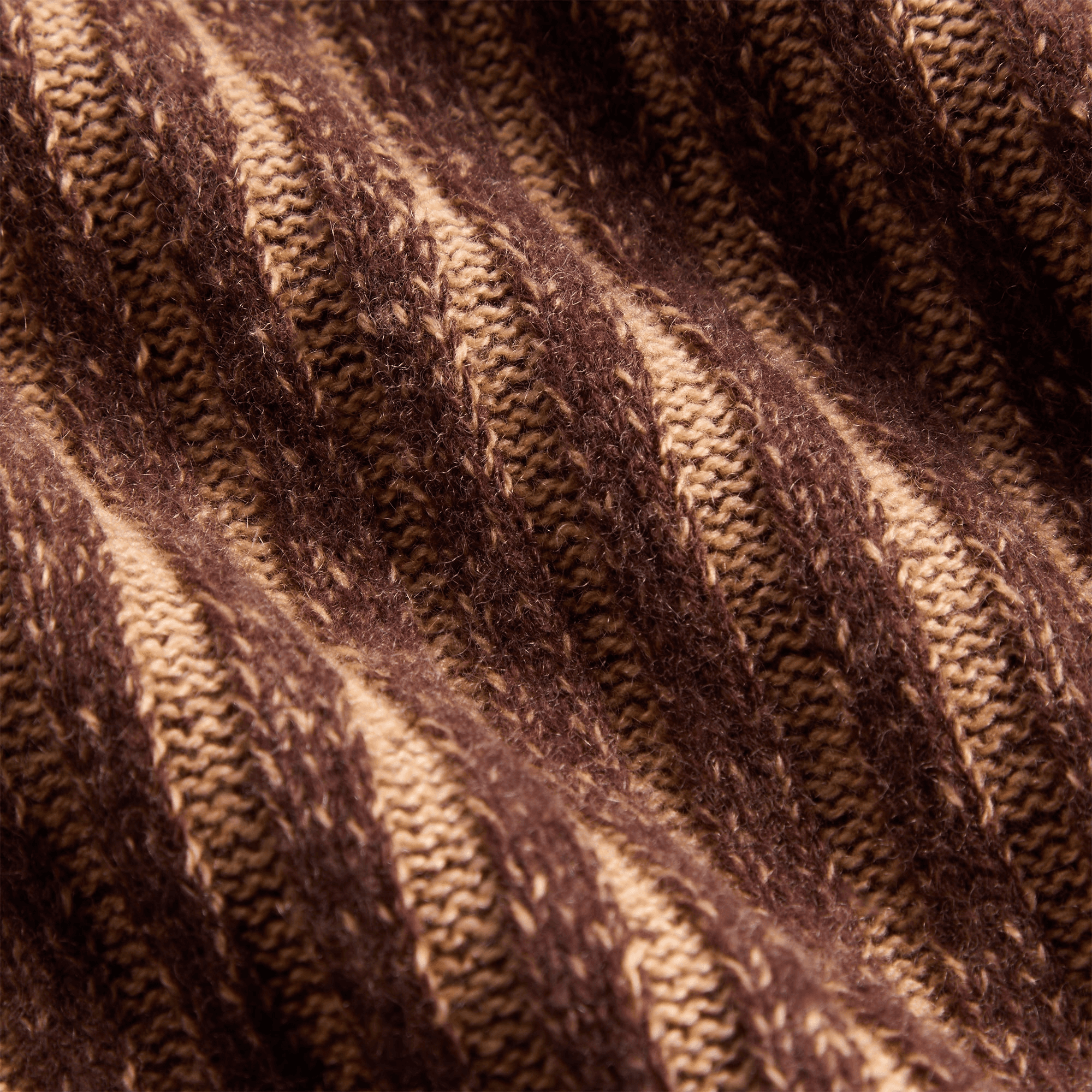 ADRIAN CASHMERE Chestnut Full Zip Sweater - Brown — Image 2