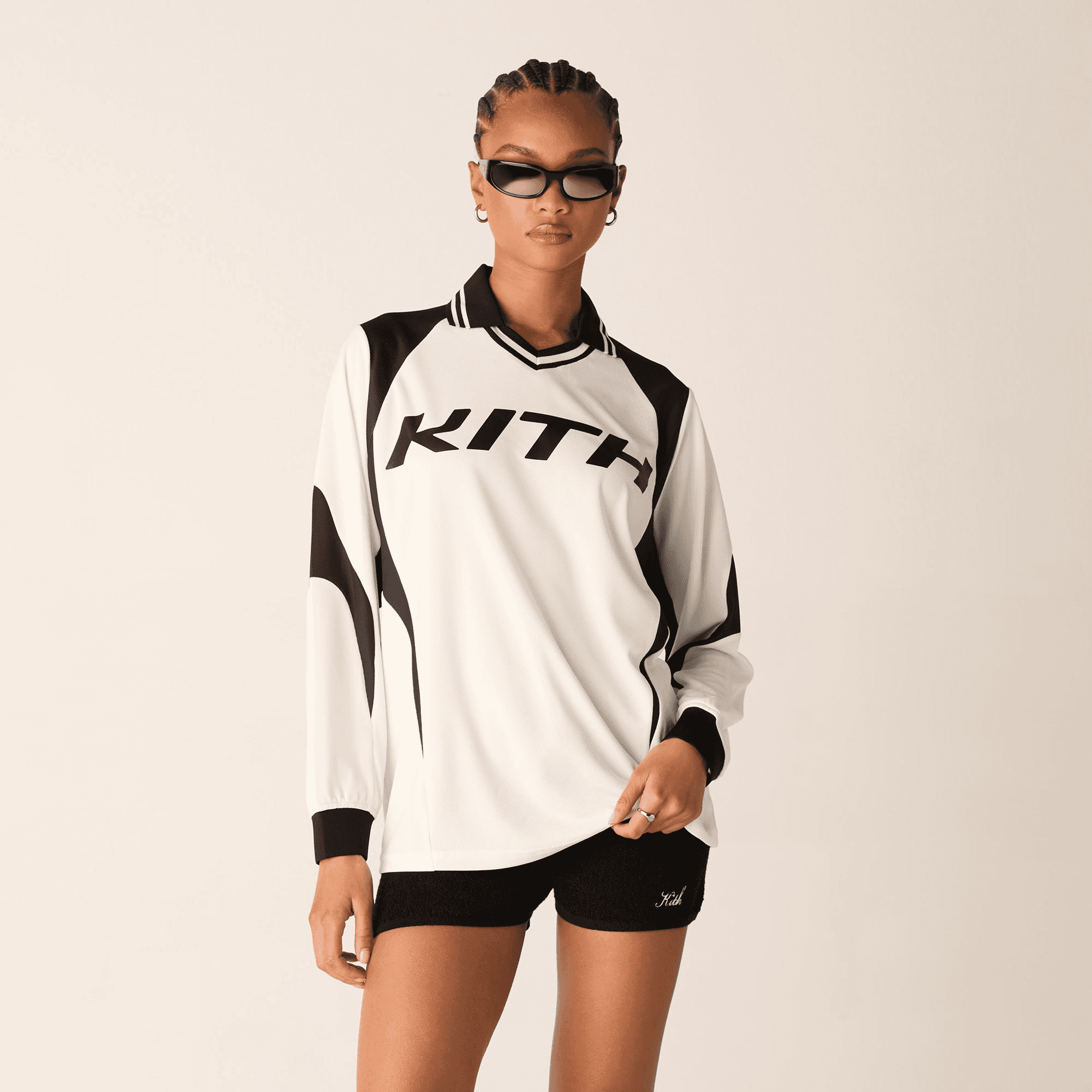 Kith Women Cujo Seamed Jersey - White — Image 4