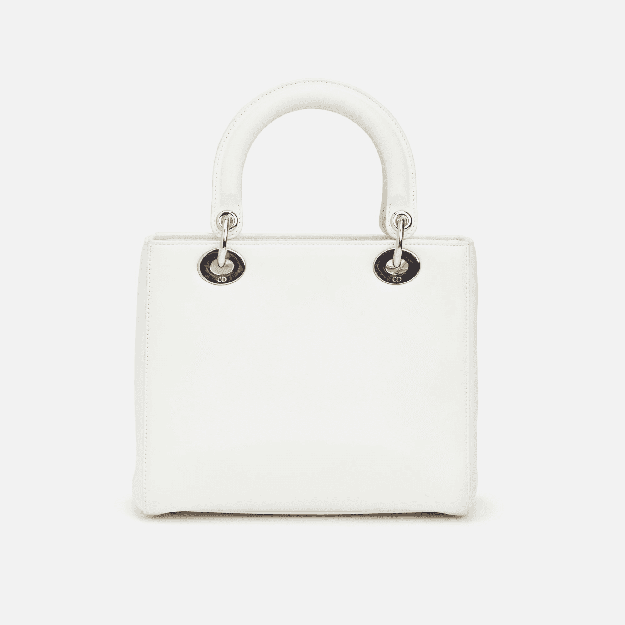 WGACA Dior Embossed Paradise Lady Dior M - White — Image 7
