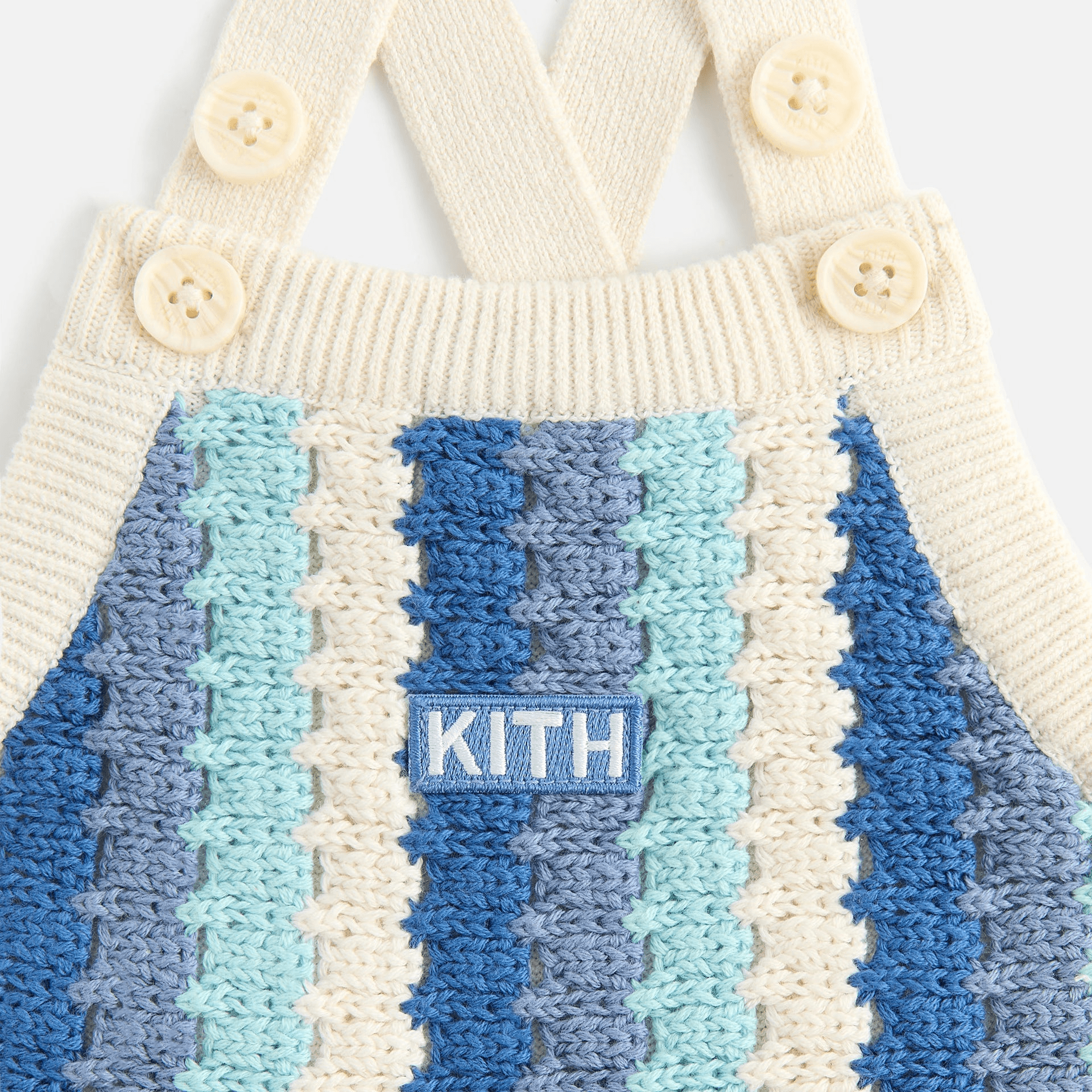 Kith Baby Open Knit Romper - Blue Skies — Image 2
