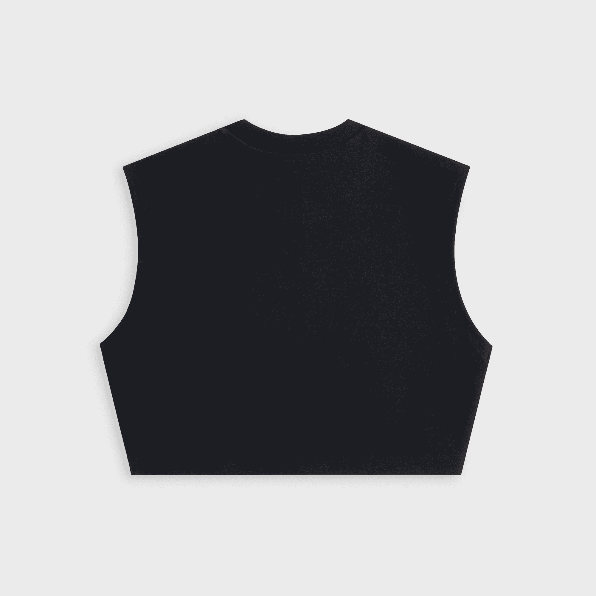 Lisa for Kith Women Carsyn Cropped Muscle Tank - Black — Image 5