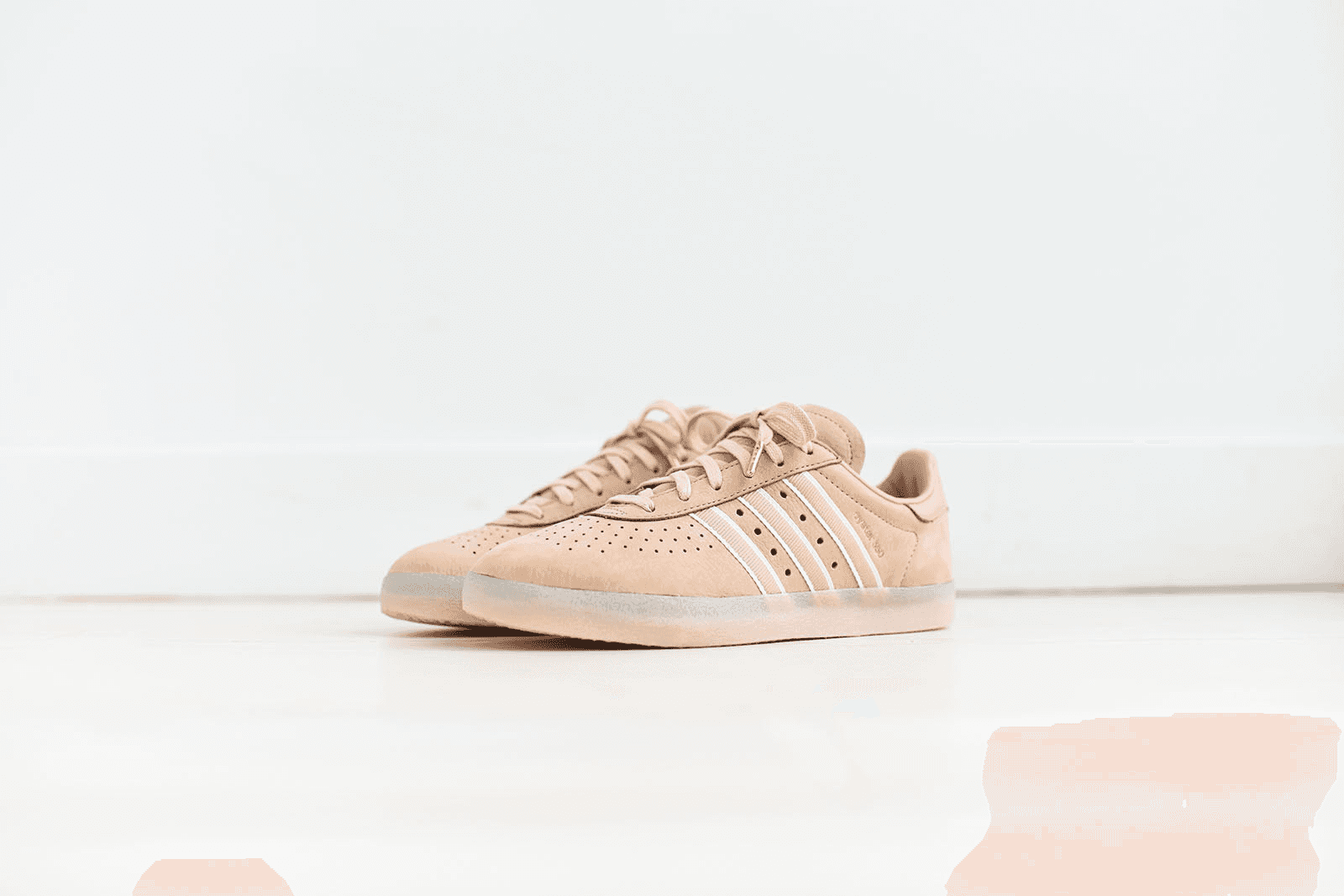 adidas x Oyster 350 - Ash Pearl / White / Gold — Image 5