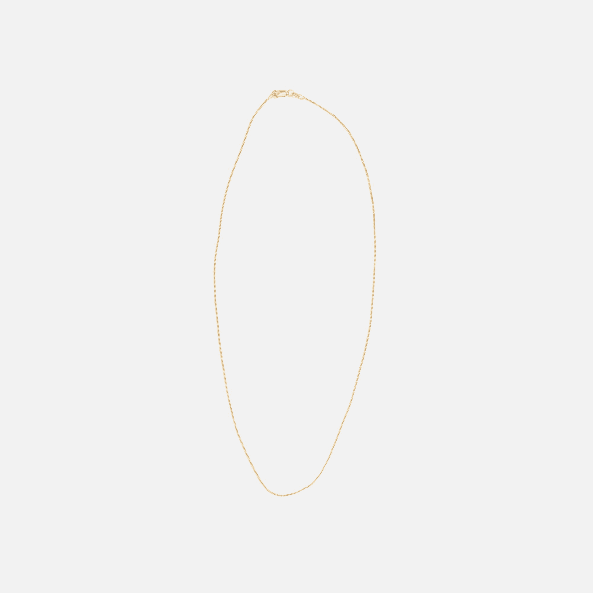 Her Children Lightweight Curb Link Chain - Yellow Gold
