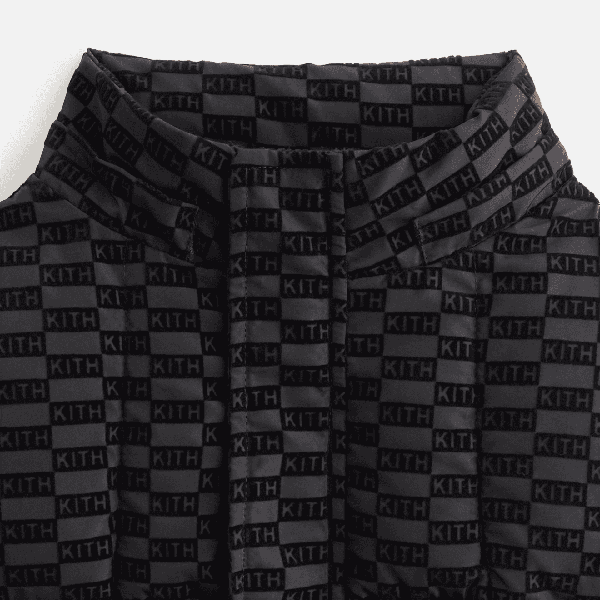 Kith Kids Flocked Puffer Coat - Black — Image 3