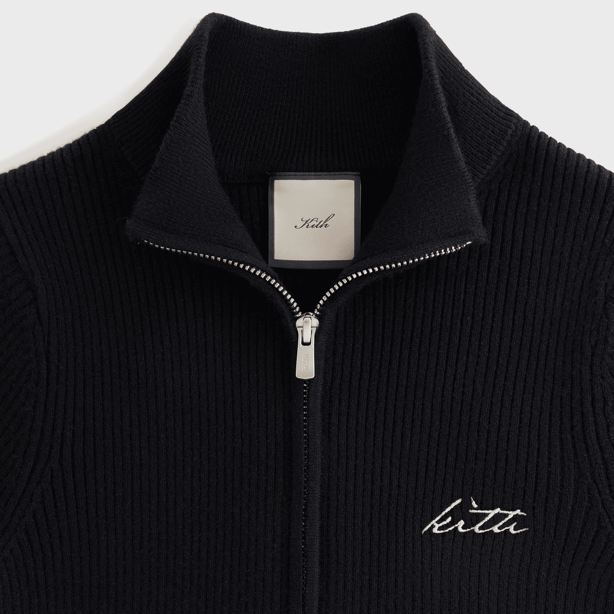 Kith Women Ina Sweater Track Zip - Black — Image 3