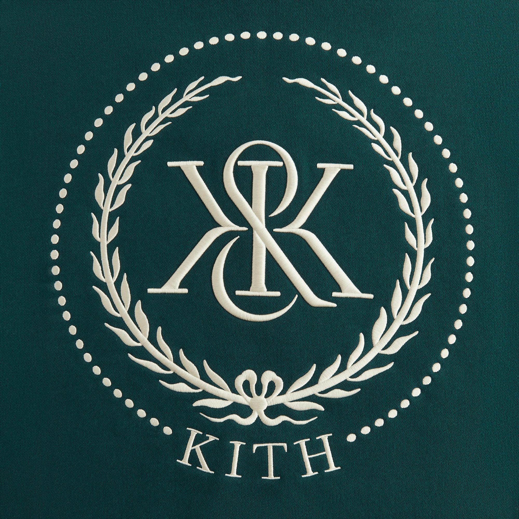 Kith Women Hunter III Crest Quarter Zip - Chronicle — Image 4