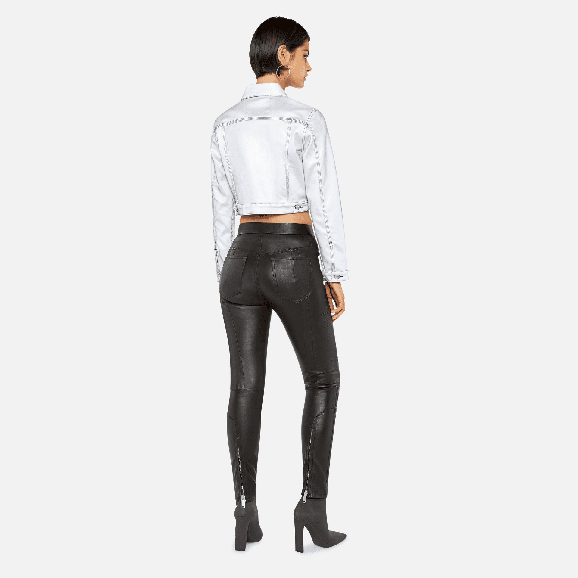 Jordache 3M Shrunken Jacket - Silver — Image 5