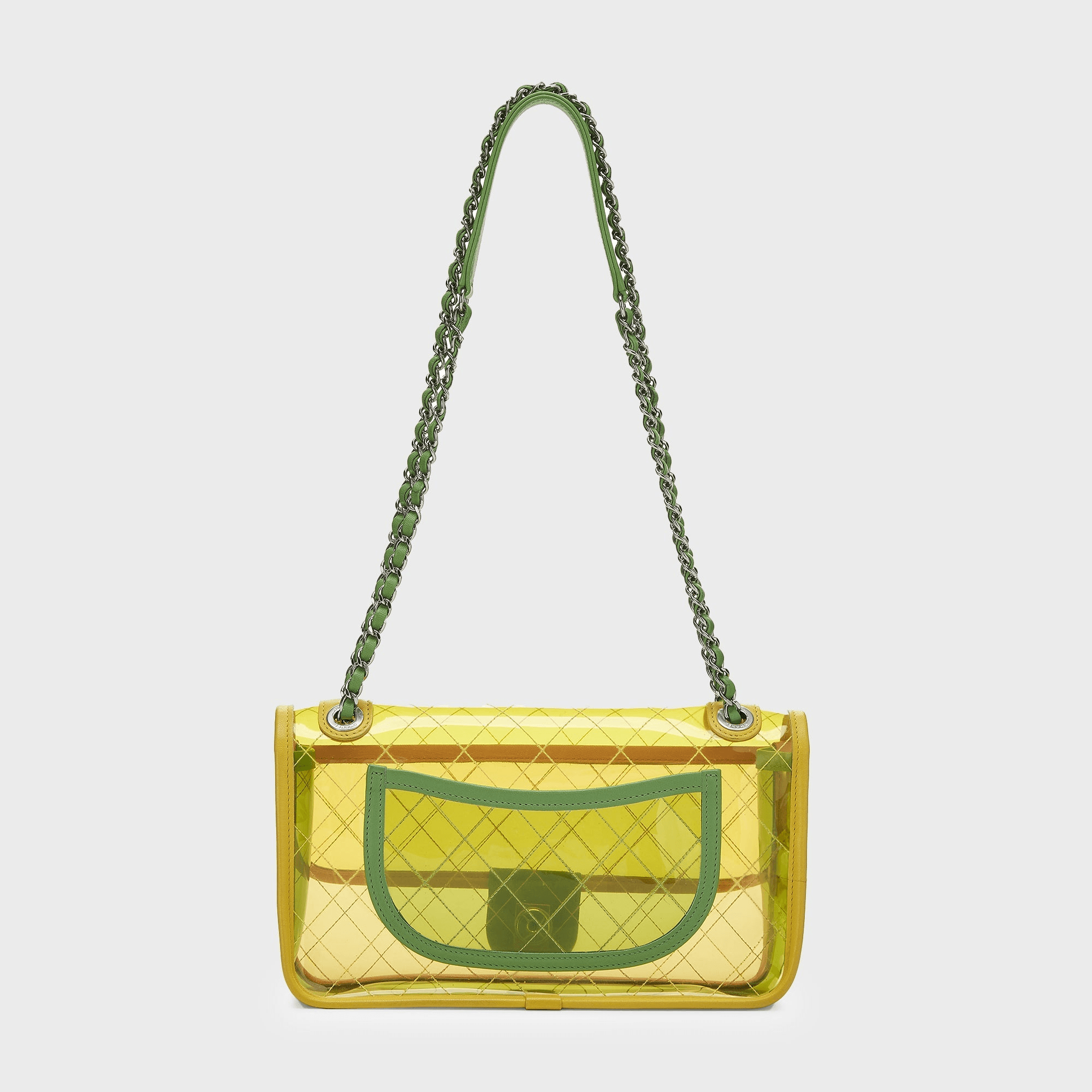 WGACA Chanel Quilted Vinyl Coco Splash Classic Flap Mini - Multi — Image 2