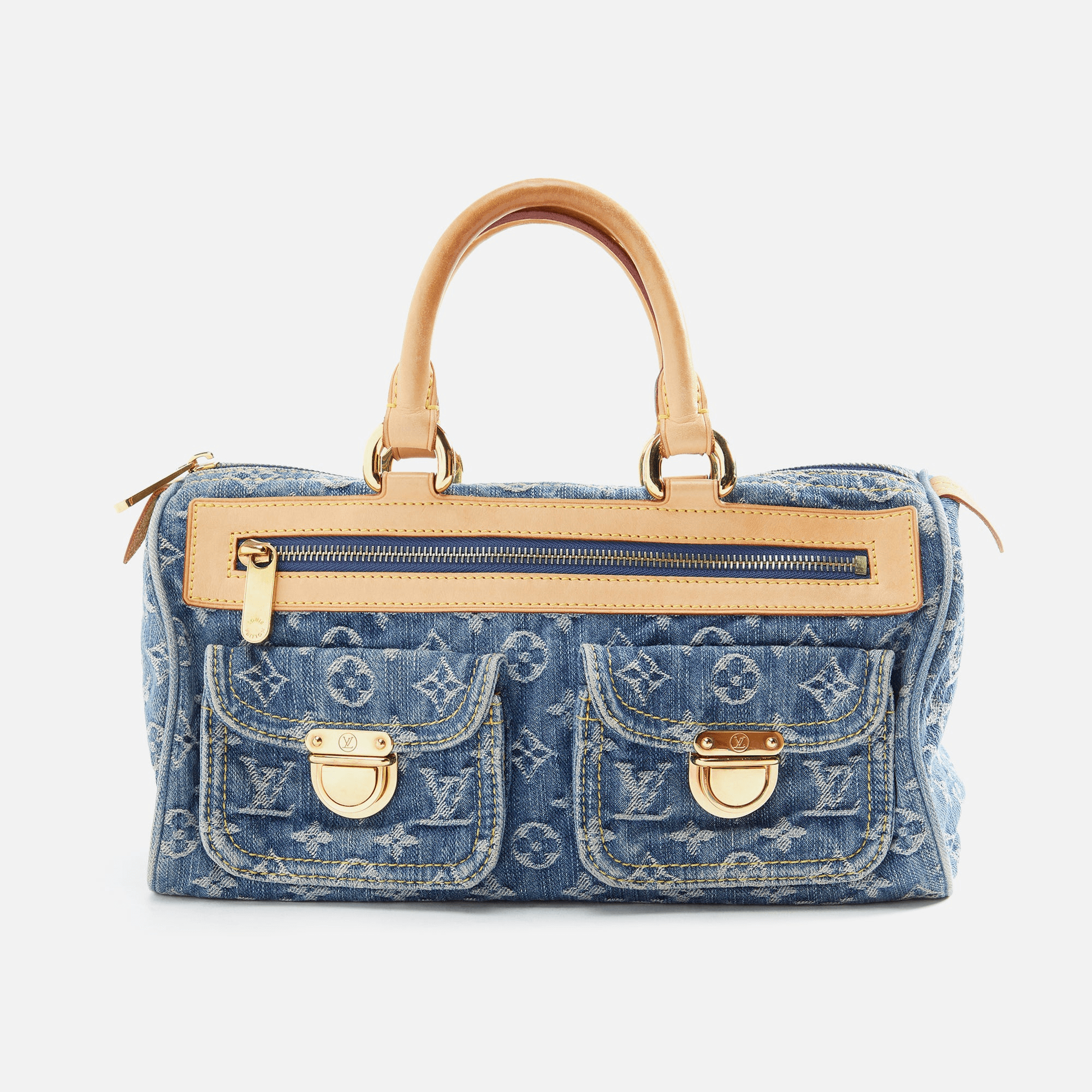 WGACA Louis Vuitton Denim Neo Speedy - Blue