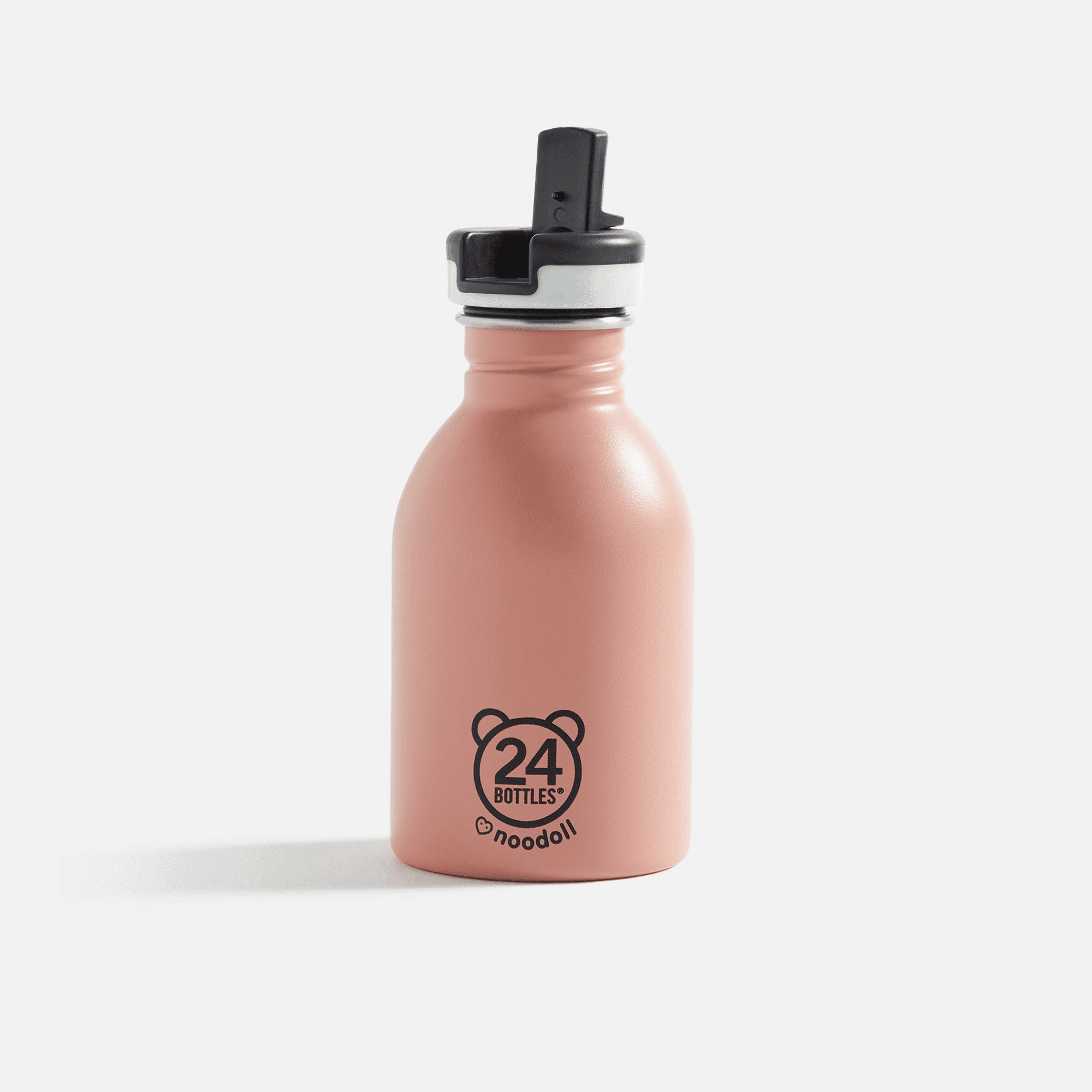 Noodoll Ricedino Water Bottle - Rose Pink — Image 2