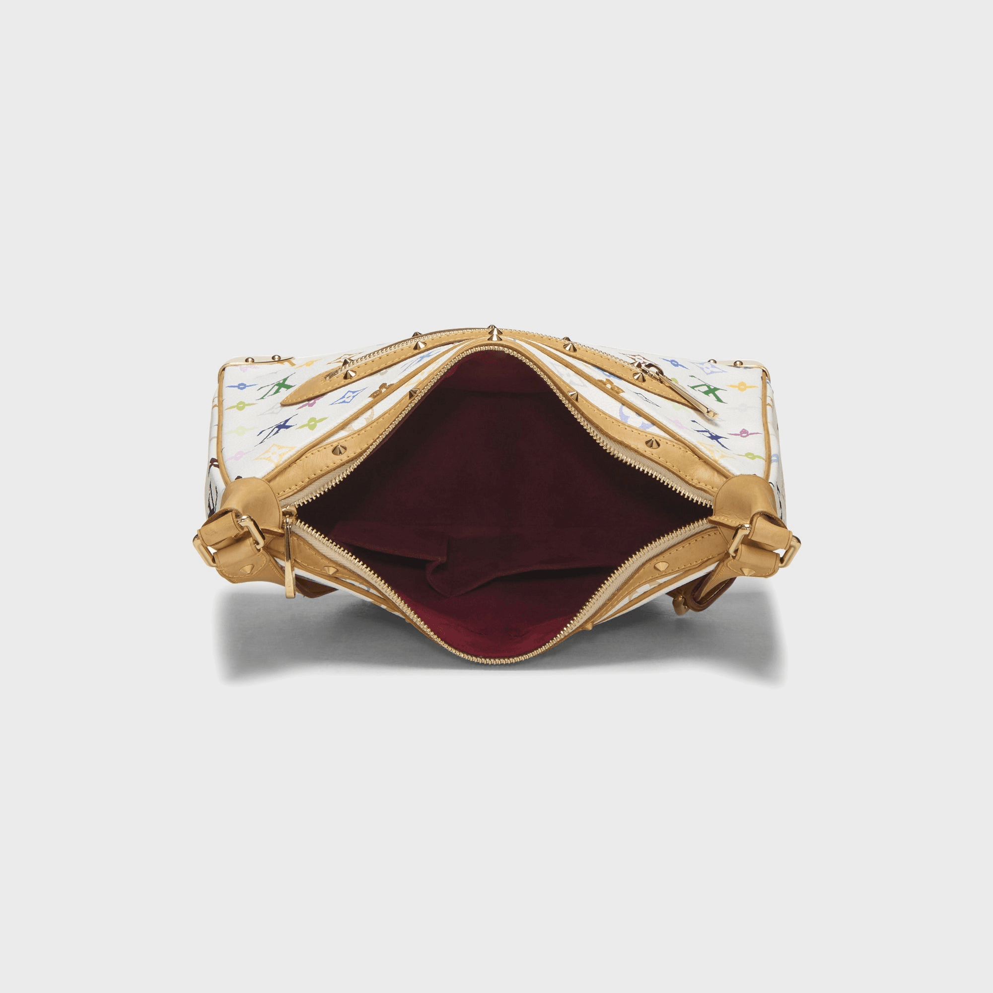 WGACA Takashi Murakami x Louis Vuitton White Monogram Multicore Boulogne - White — Image 3