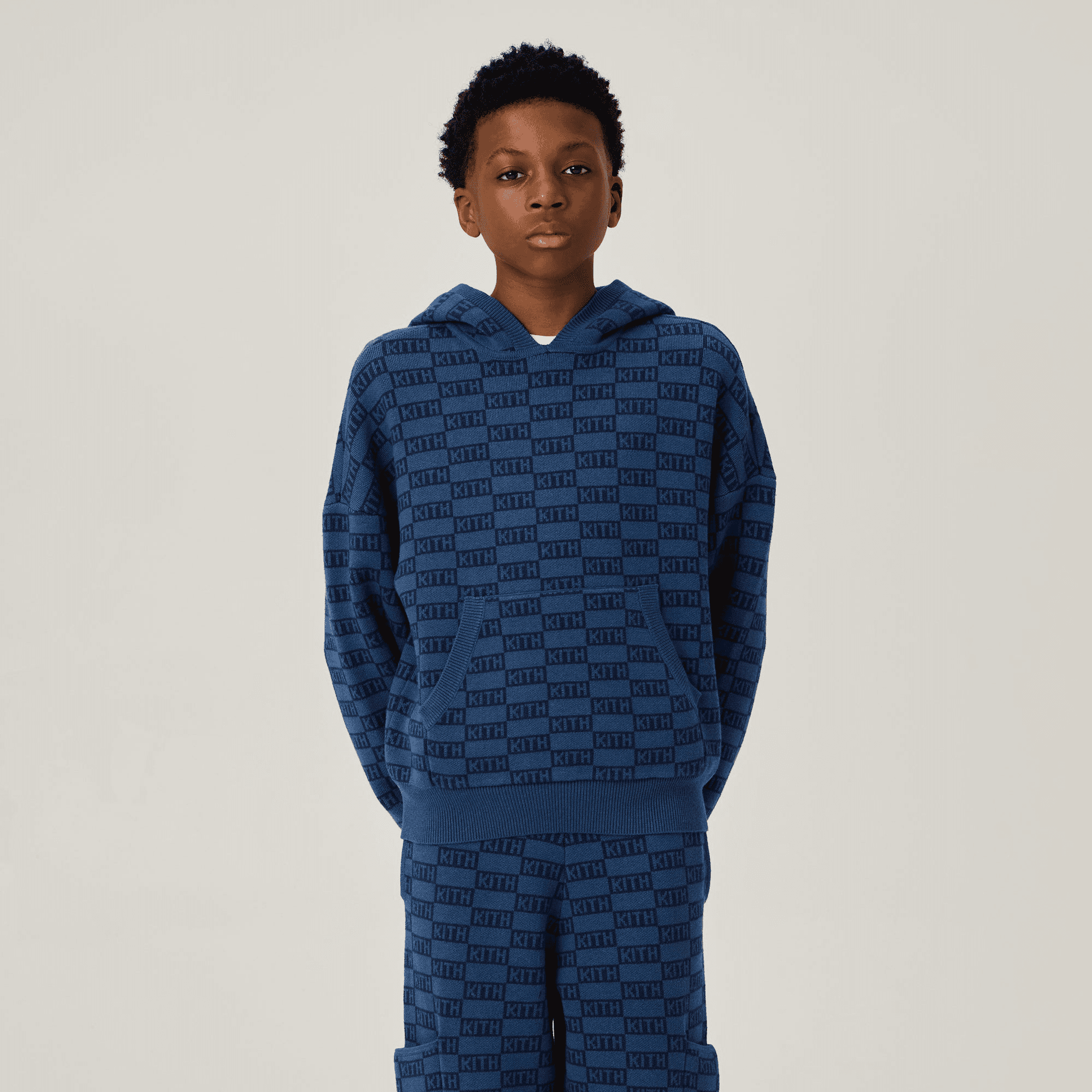 Kith Kids Monogram Hoodie Sweater - Border — Image 5