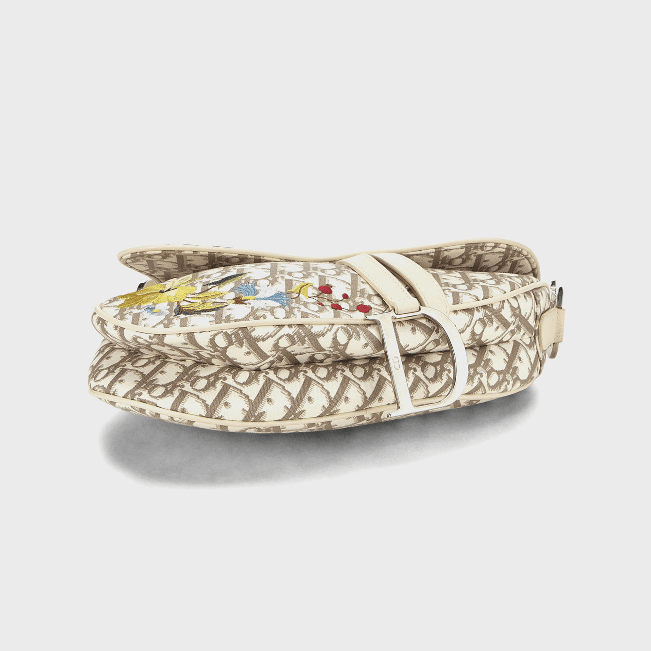 WGACA Dior Embroidered Floral Saddle - Beige — Image 5