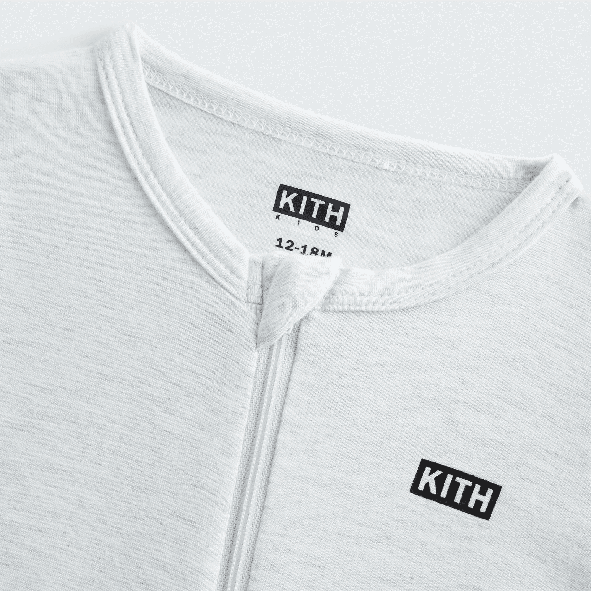 Kith Baby Coverall - Light Heather Grey — Image 3