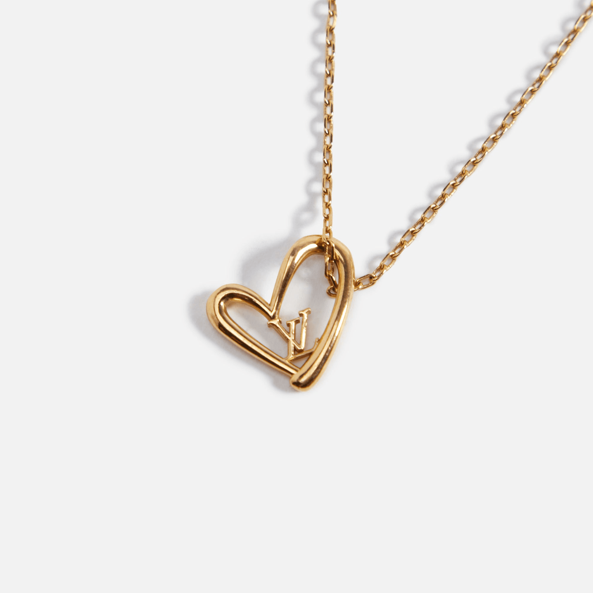 WGACA LV Fall in Love Necklace - Gold — Image 2
