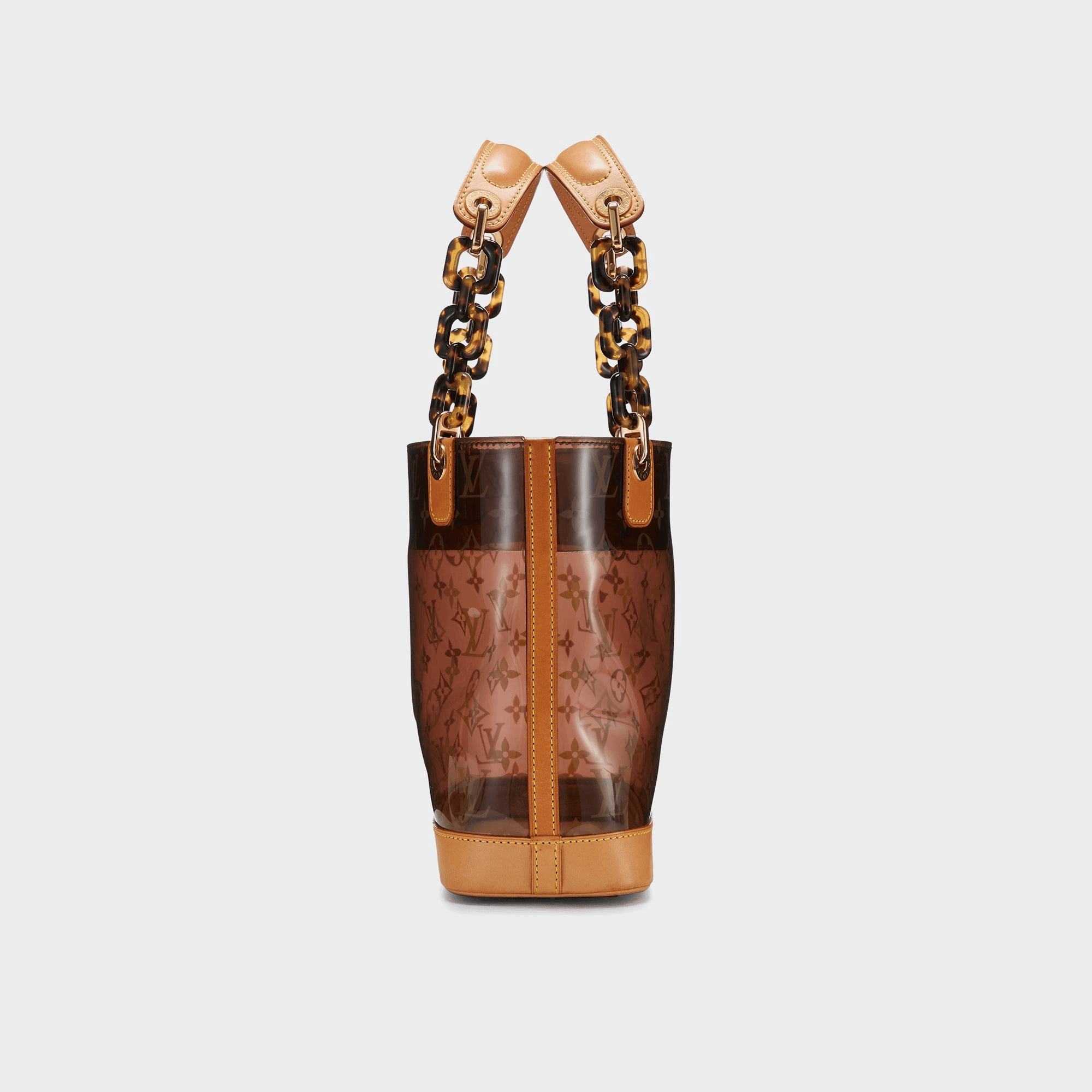 WGACA Louis Vuitton Vinyl Cabas Ambre PM - Brown — Image 4