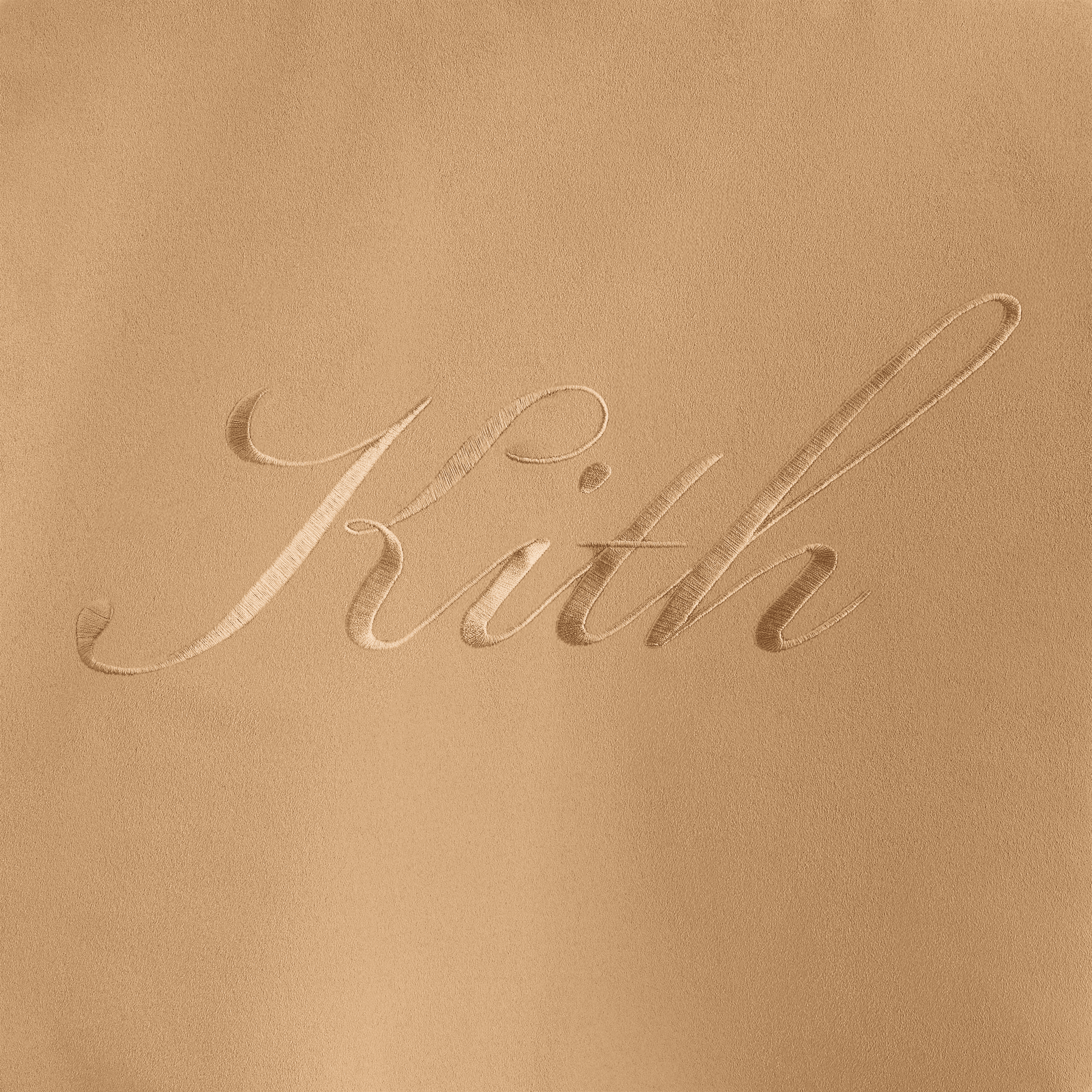 Kith Women Nylas Microsuede Zip Hooded Bomber - Birch — Image 2
