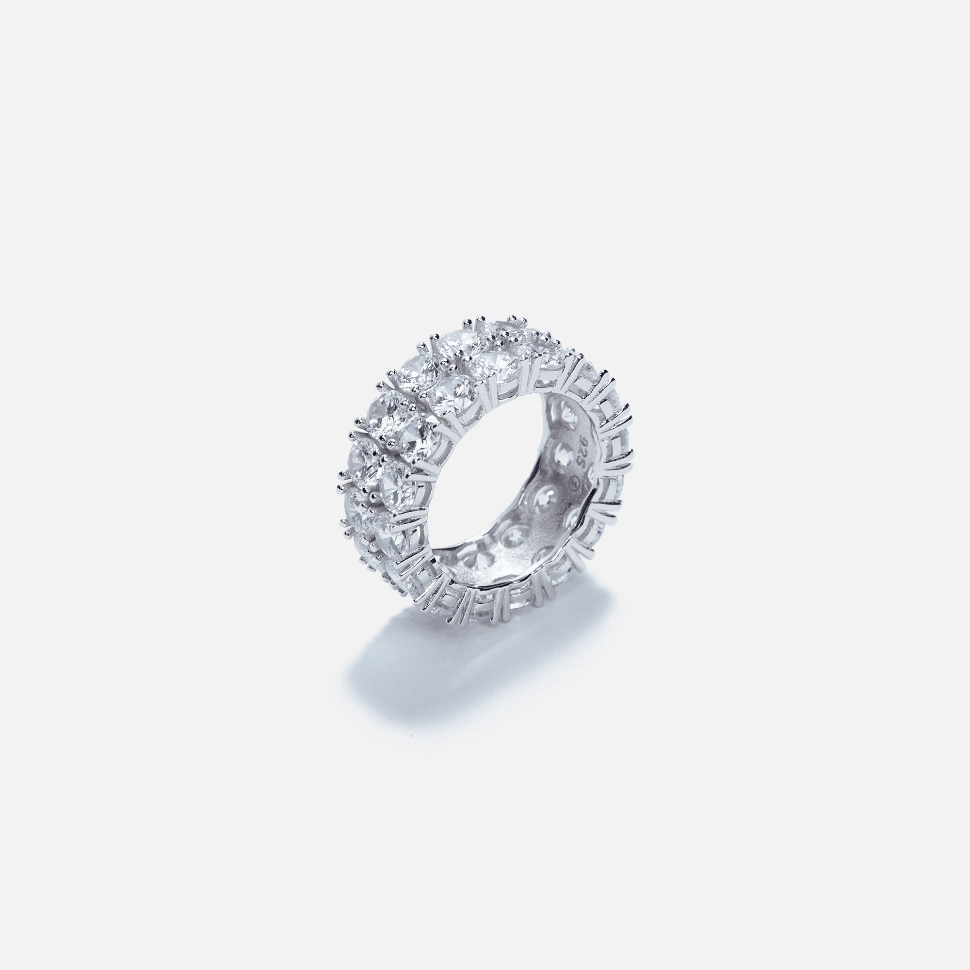 Amy Shehab New Angelina Double Row Ring - Silver