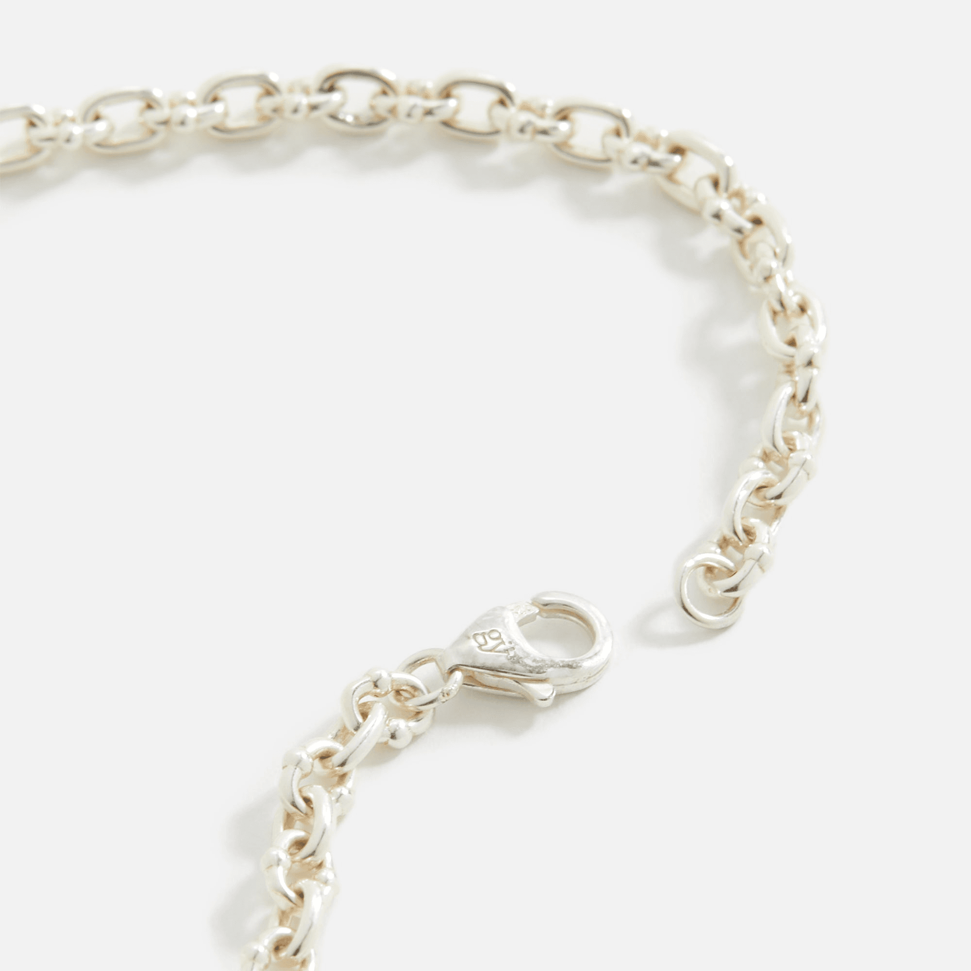 Greg Yuna Thin Umlaut Link Bracelet - Silver — Image 2