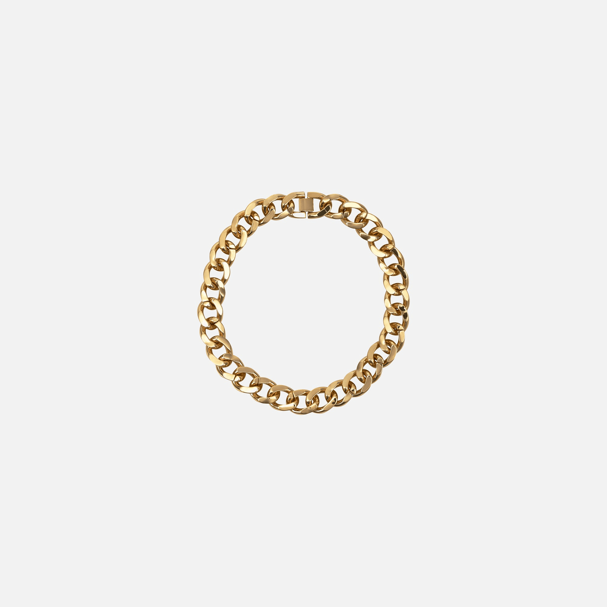 Fallon Armure Extra Large Curb Collar - Gold