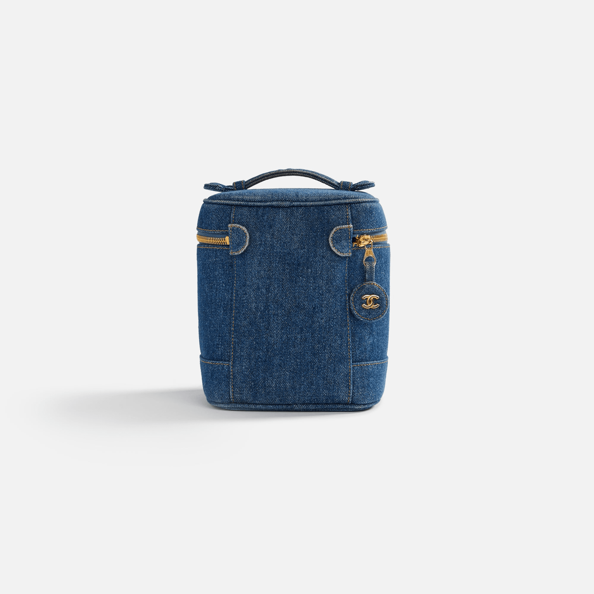 WGACA Chanel Denim Vanity - Blue — Image 2