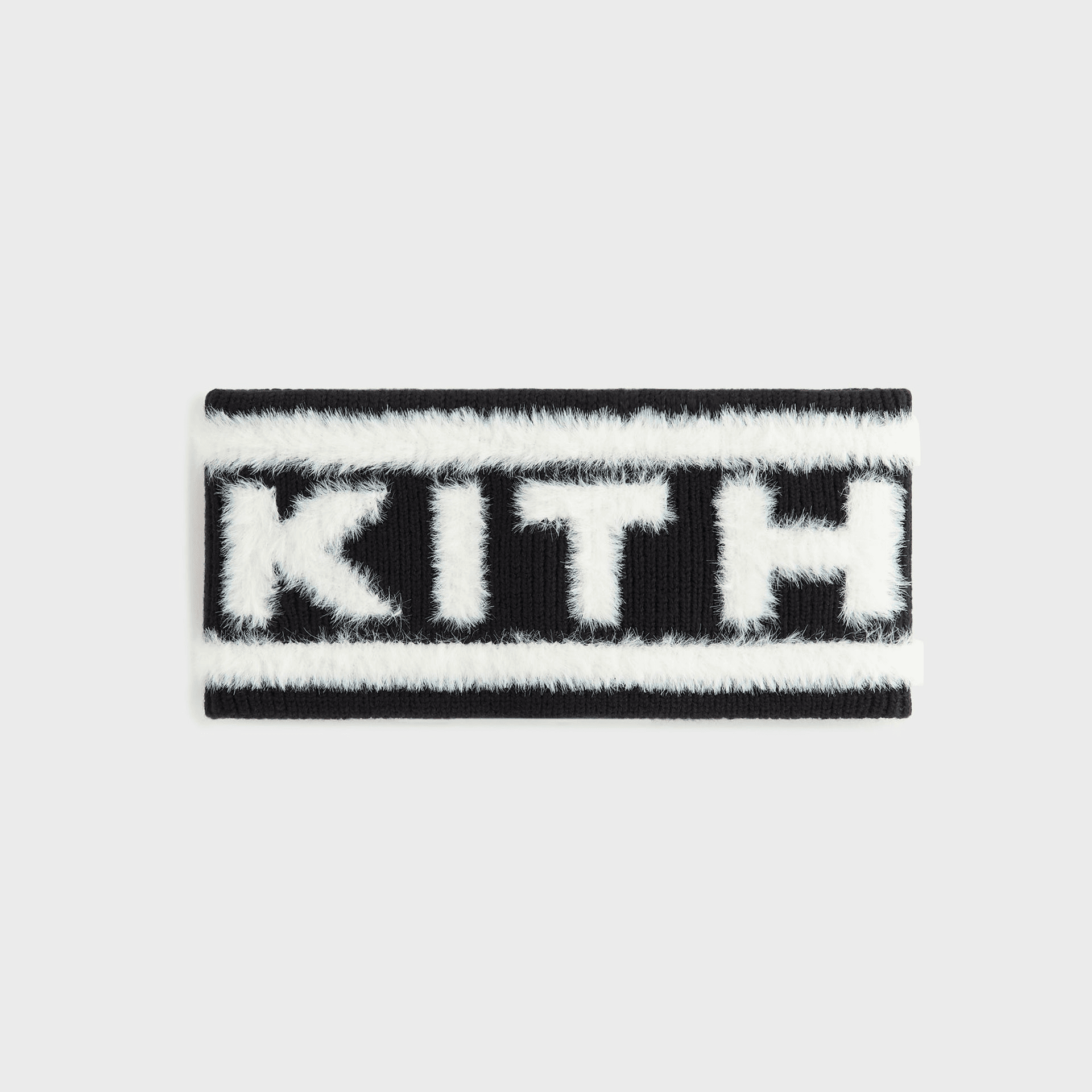 Kith Women Jacquard Rib Headband - Black — Image 4