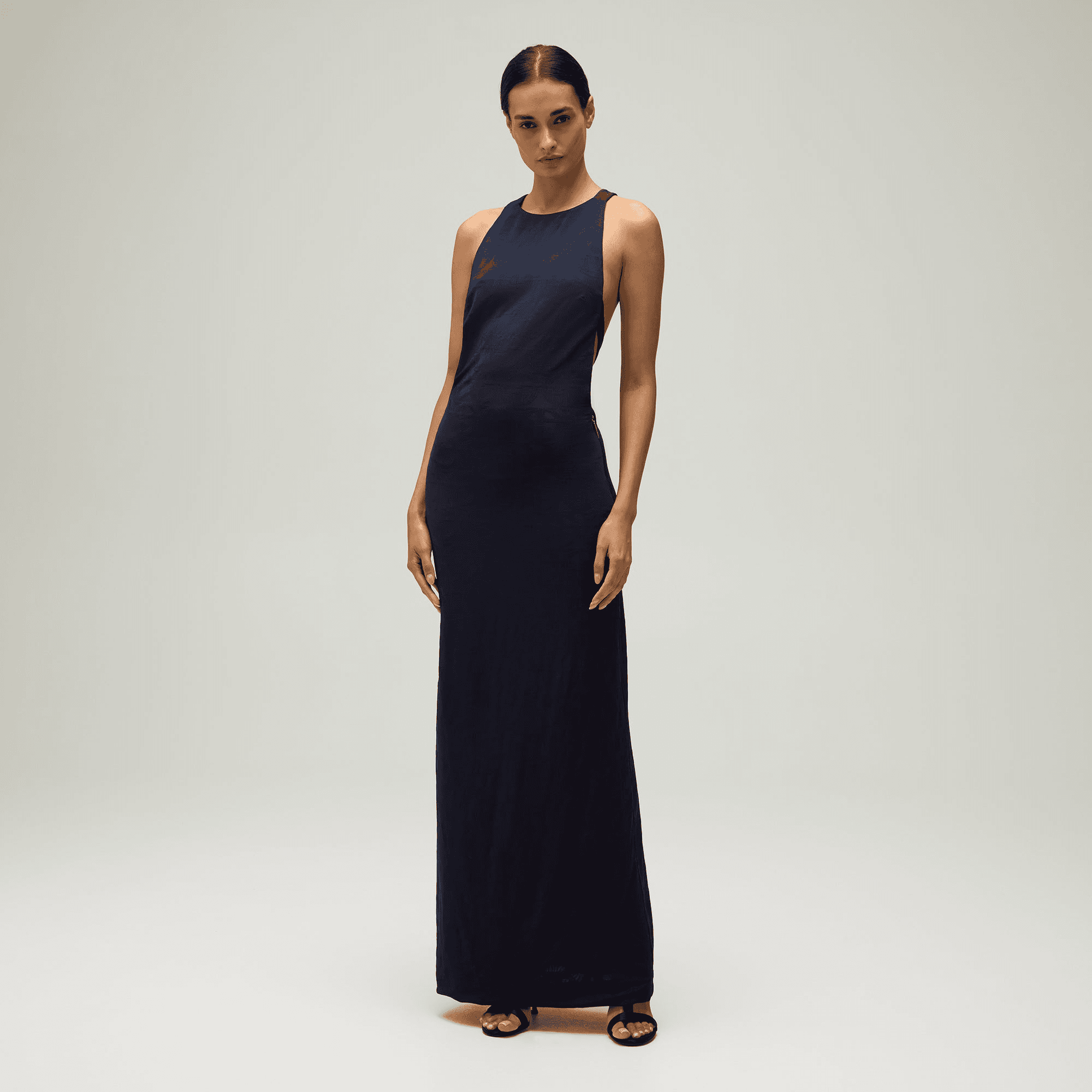 Giorgio Armani & Kith Women Viscose Jersey Gown - Nocturnal — Image 6