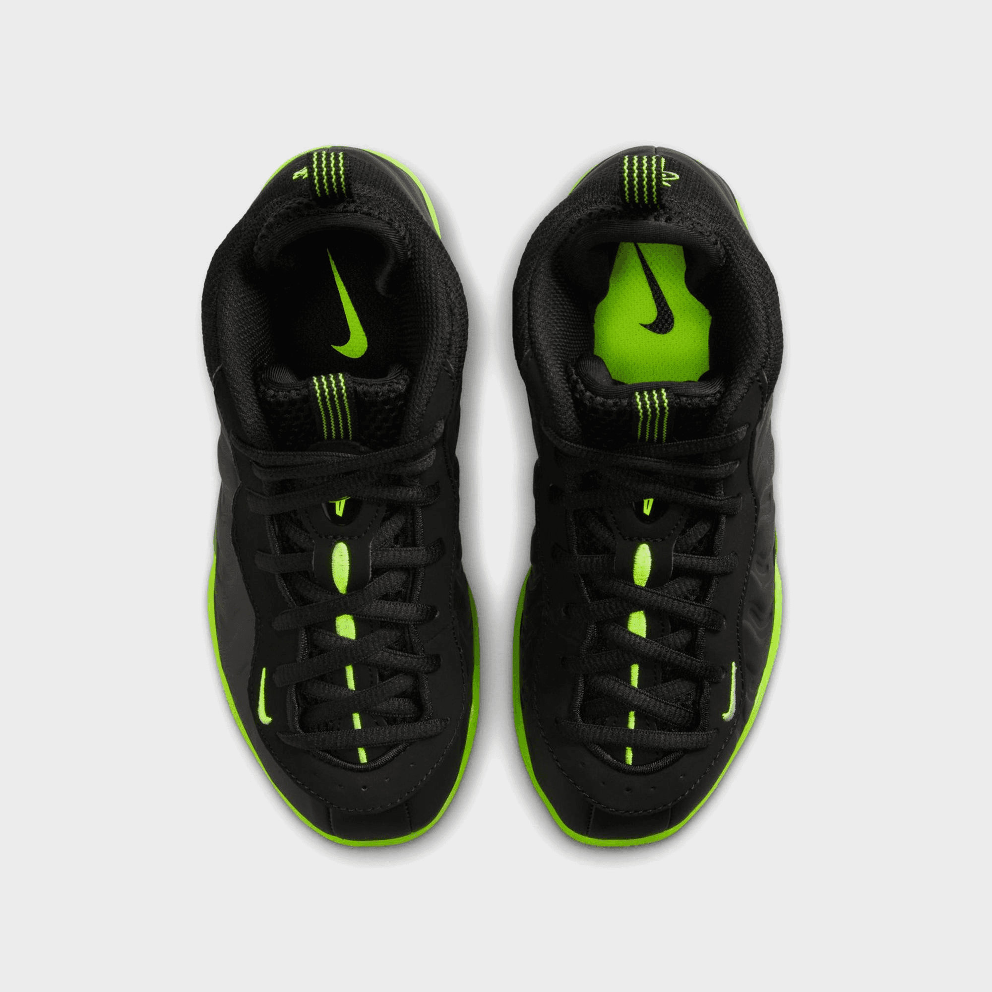Nike PS Little Posite One - Black / Volt — Image 4