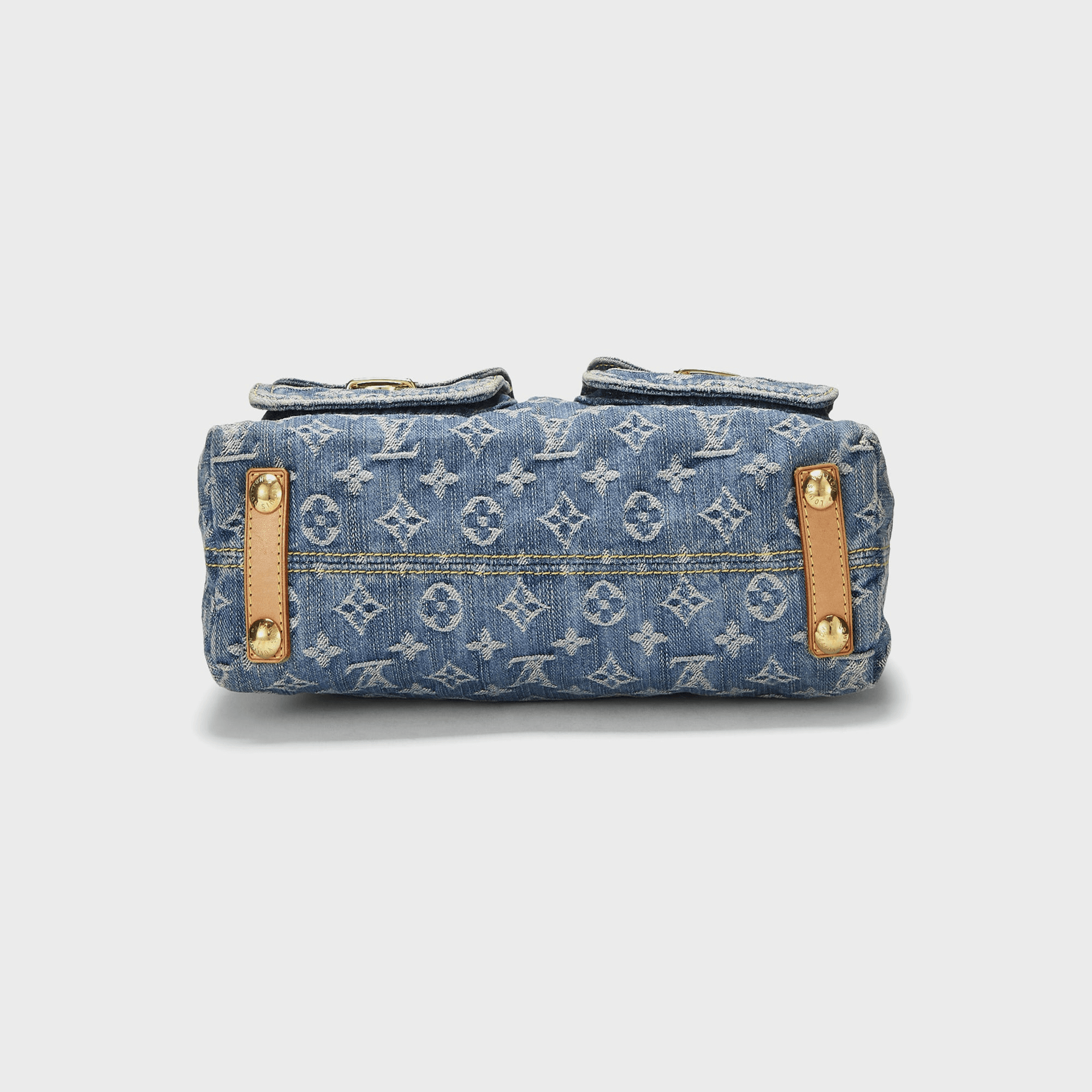 WGACA Louis Vuitton Denim Baggy Pm - Blue — Image 2