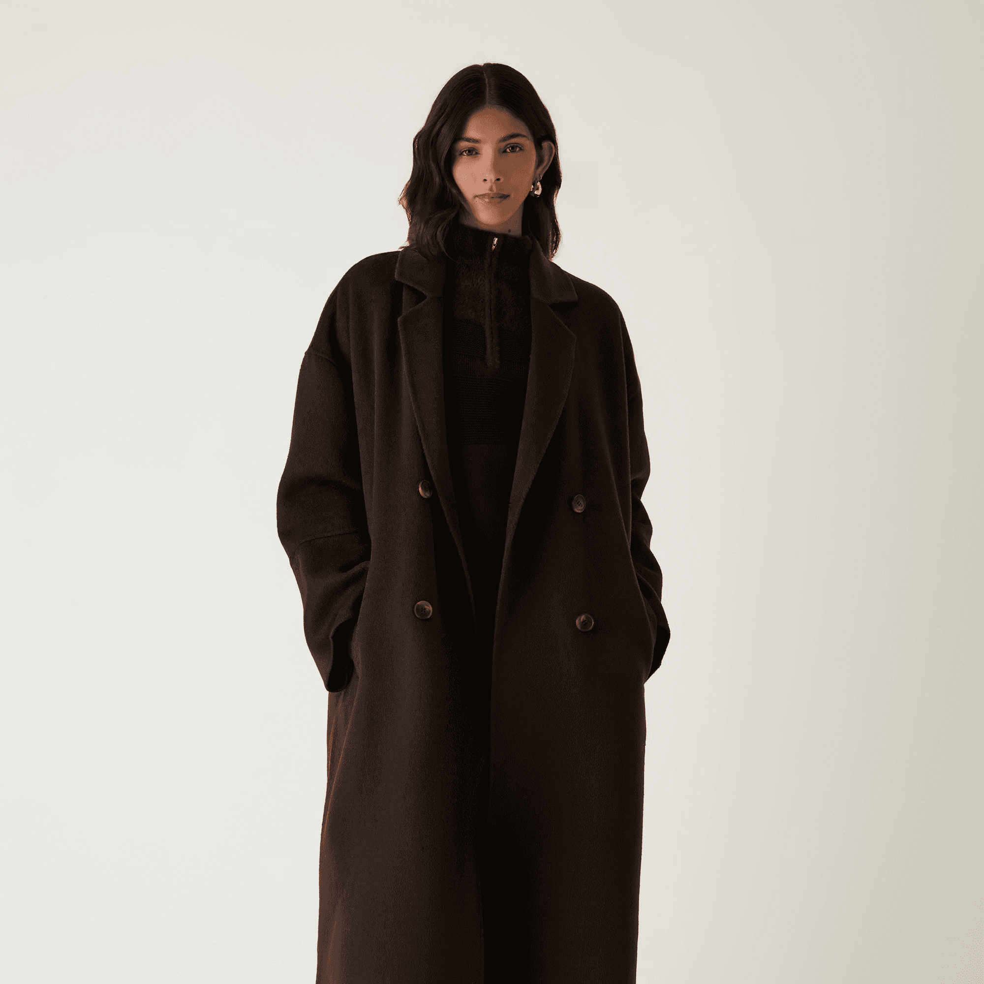 Kith Women Merra Double Breasted Coat - Incognito — Image 6