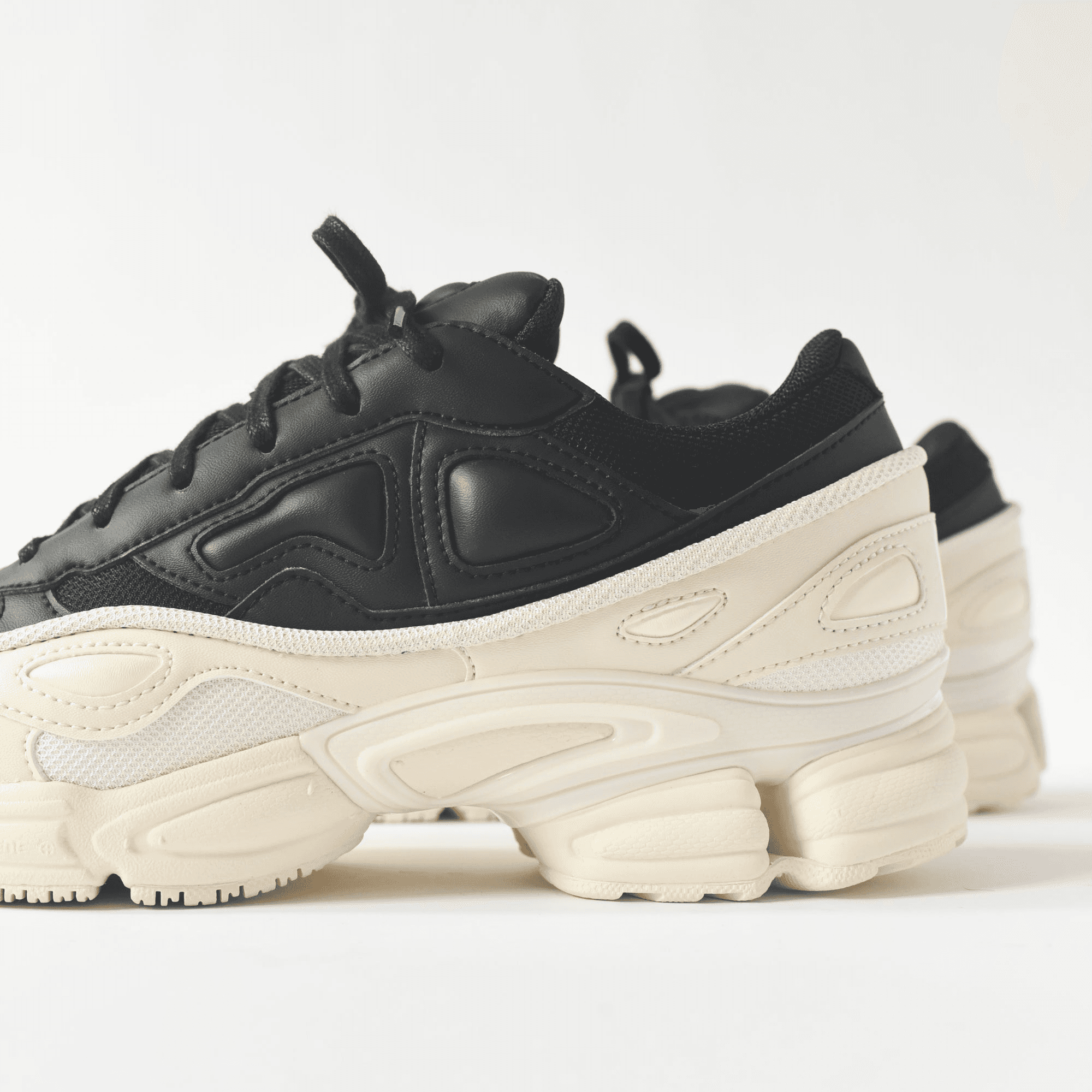 adidas by Raf Simons Ozweego - Black / Chalk — Image 2