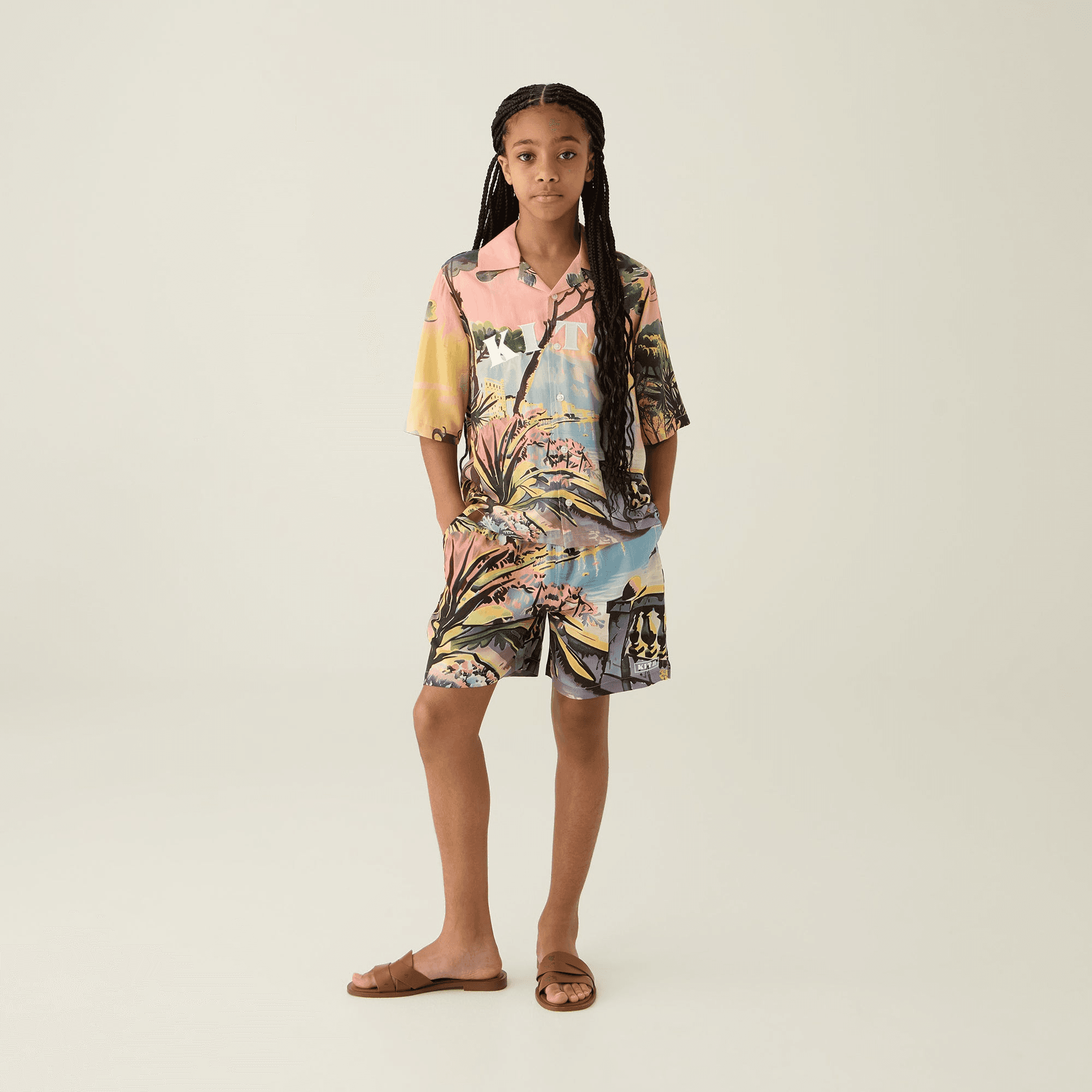Kith Kids Scenic Villa Thompson Camp Shirt - Multi — Image 6