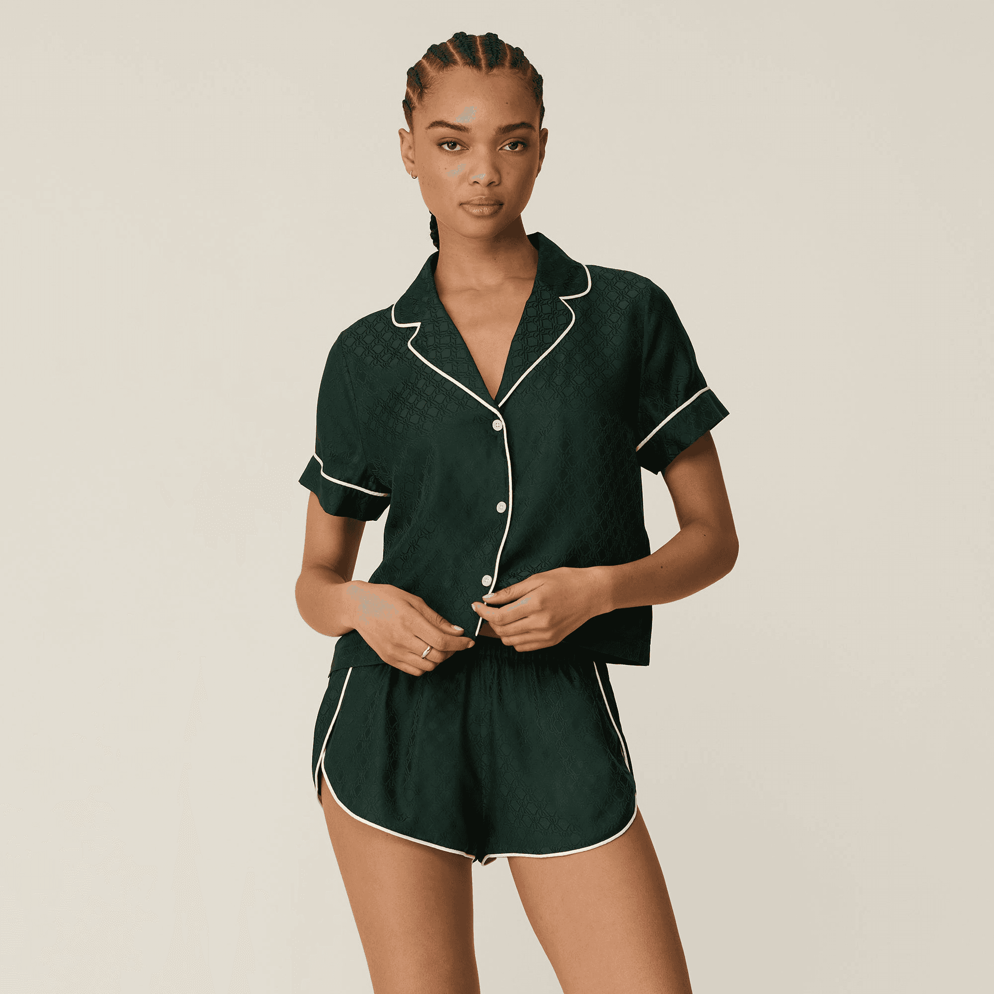 Kith Women Crest Monogram Pajama Set - Stadium — Image 5