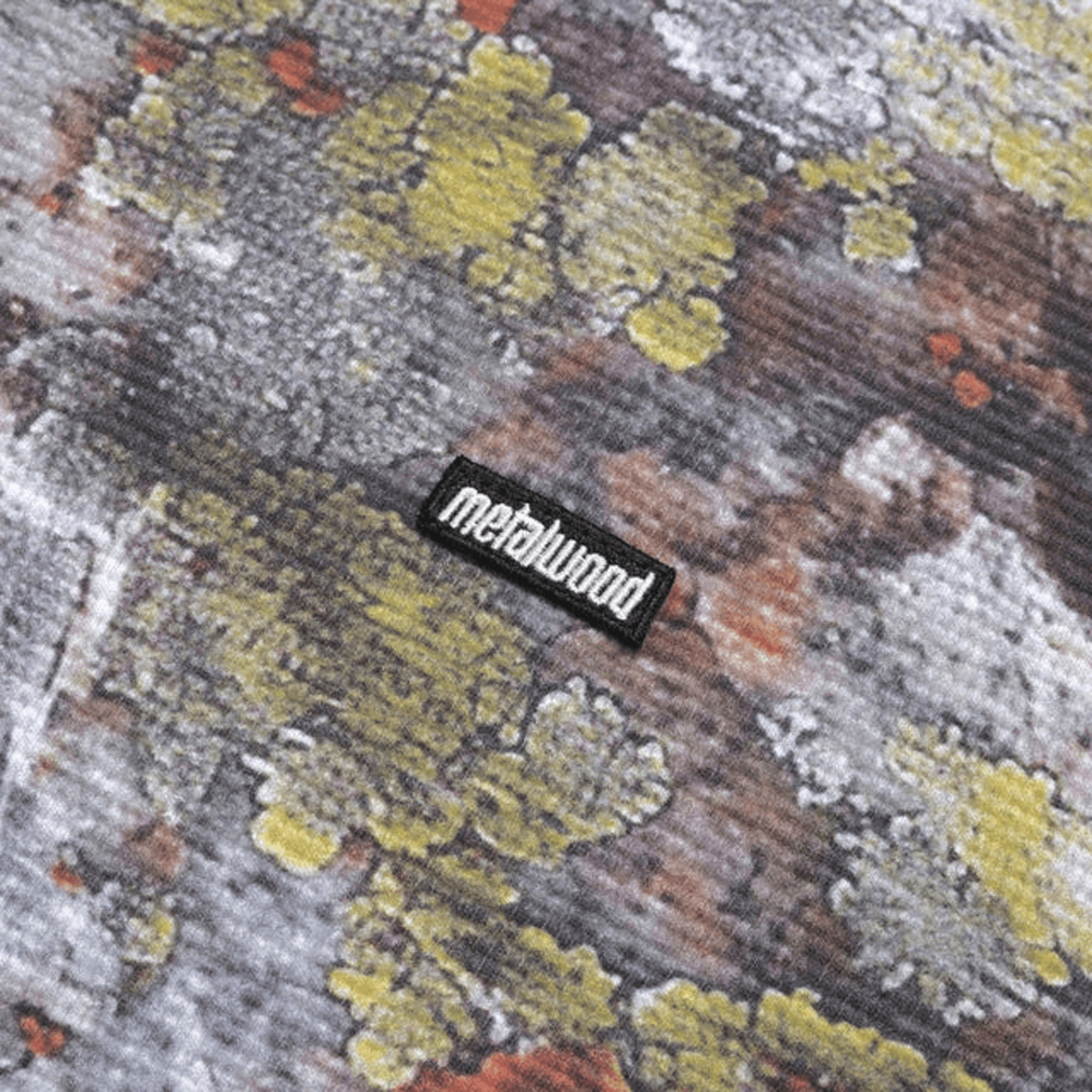 Metalwood Mini Metal Logo Long Sleeve Thermal Shirt - Real Moss Camo — Image 2