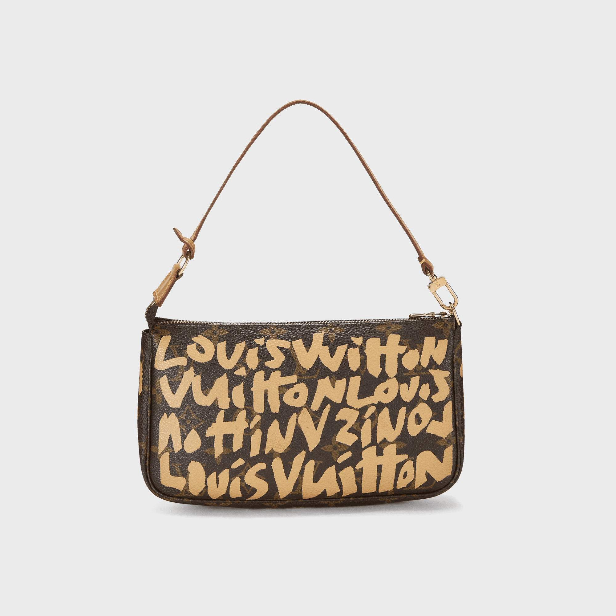WGACA Louis Vuitton Sprouse Pochette V2 - Beige — Image 2