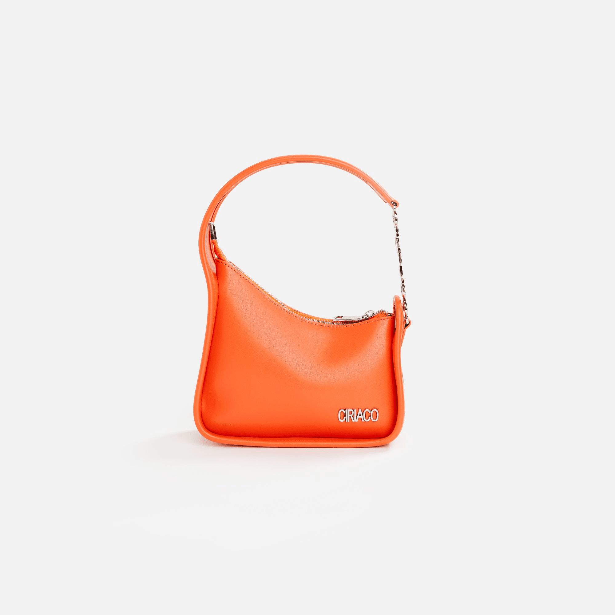 CIRIACO Exclusive Ashley Minimalist Baguette 2.0 Bag - Orange - Image 1