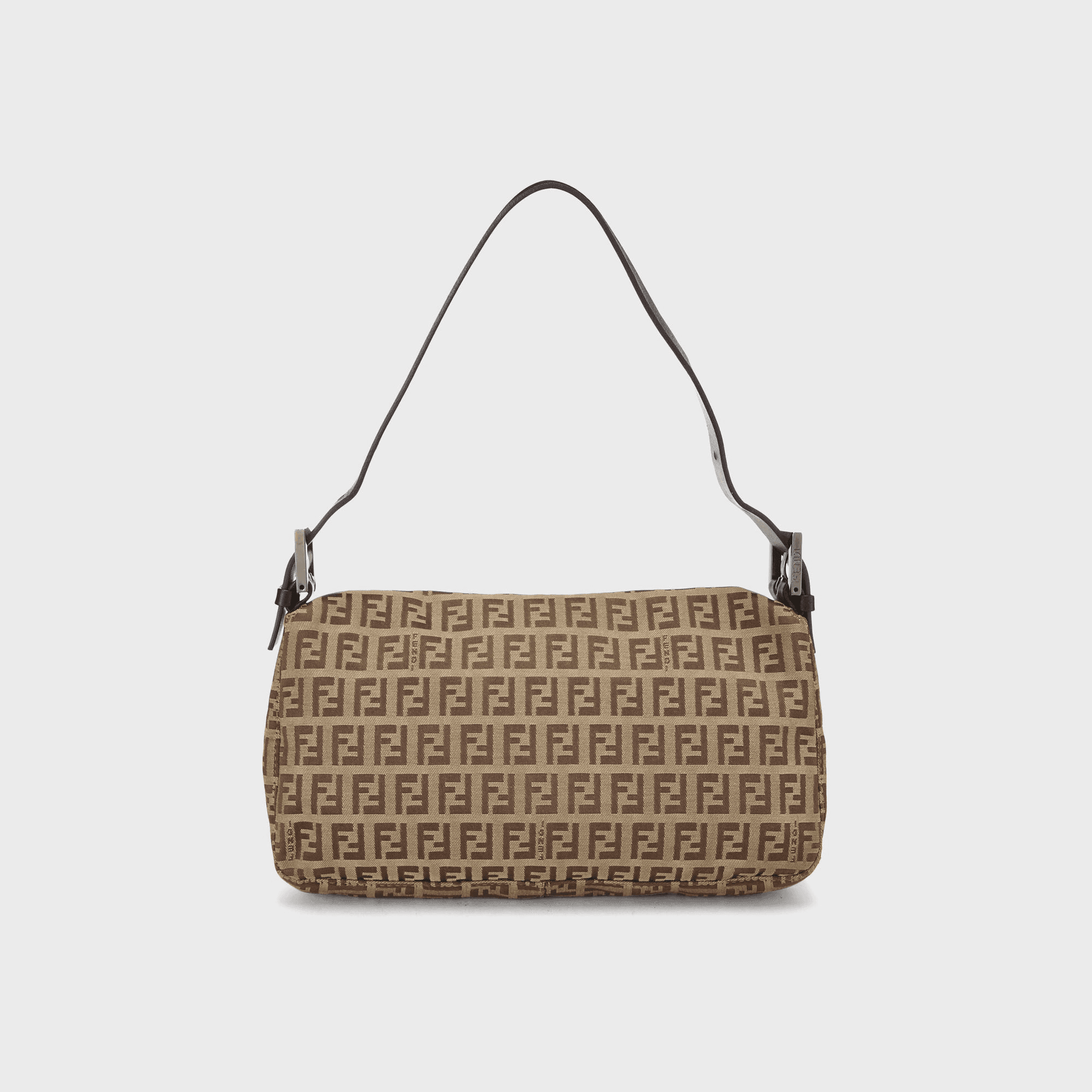 WGACA Fendi Zucchino Baguette - Brown — Image 2