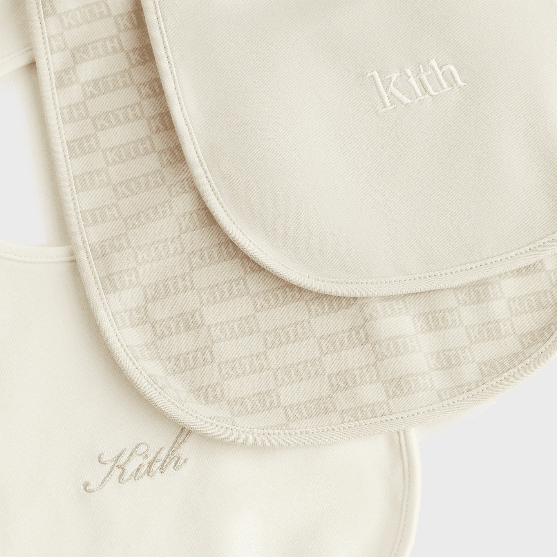 Kith Baby 3-Pack Bib Set - Silk — Image 2