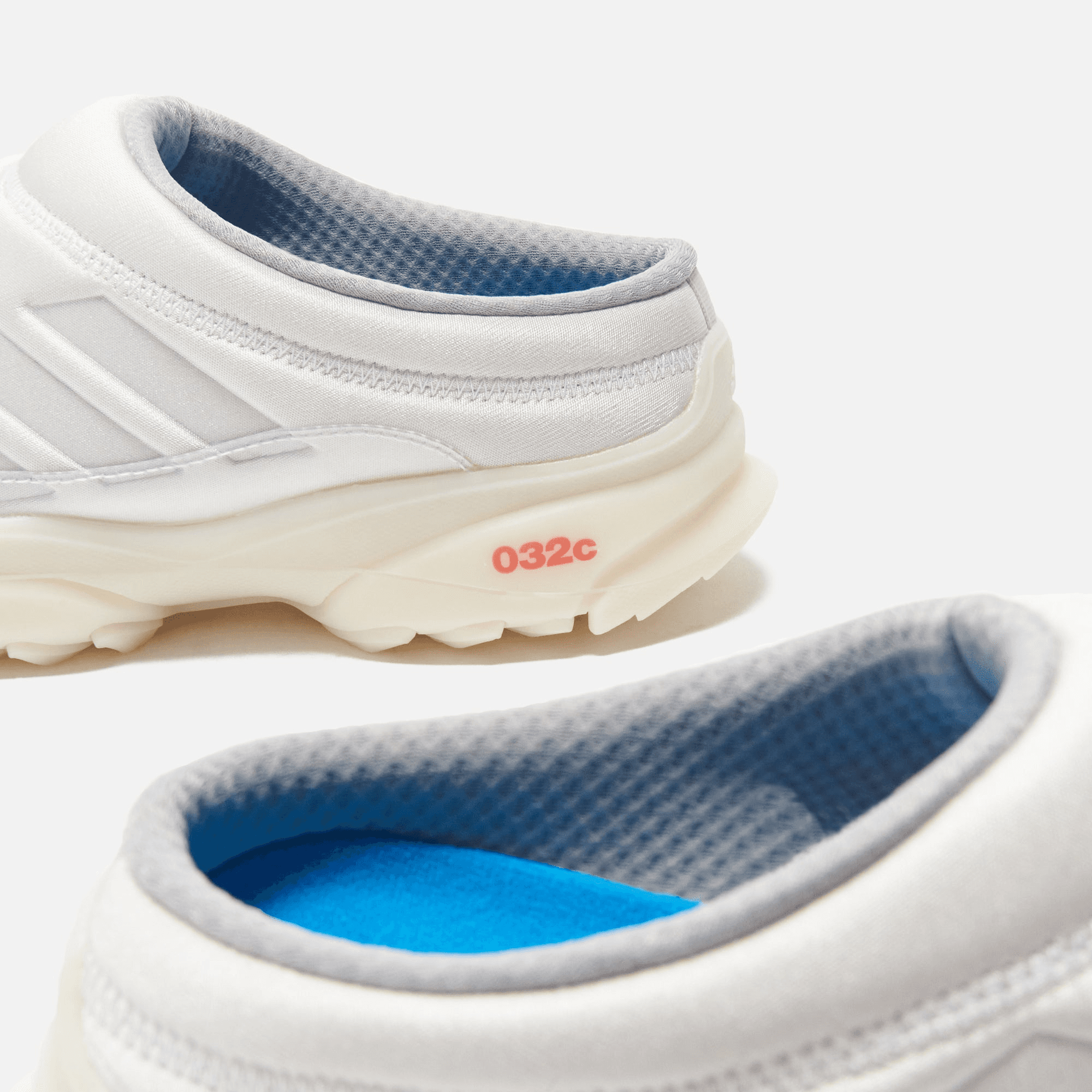 adidas Consortium 032c GSG Mule - Grey One / Mgh Solid Grey / Solar Blue — Image 2