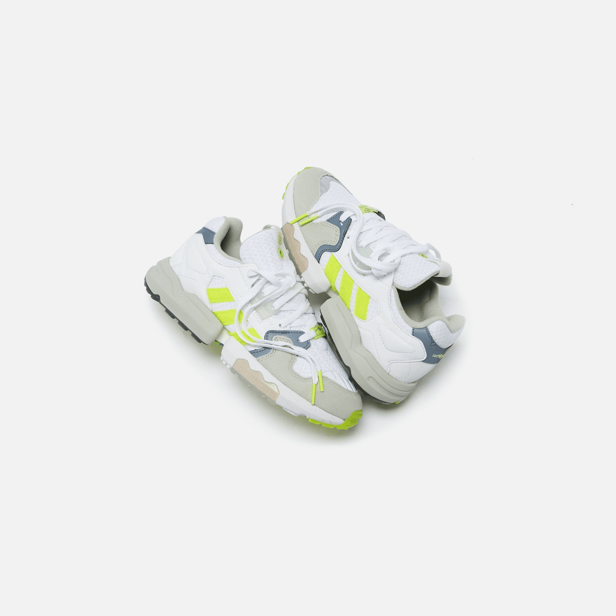 adidas Consortium x Footpatrol ZX Torsion - White / Solar Yellow / Ash Grey — Image 8