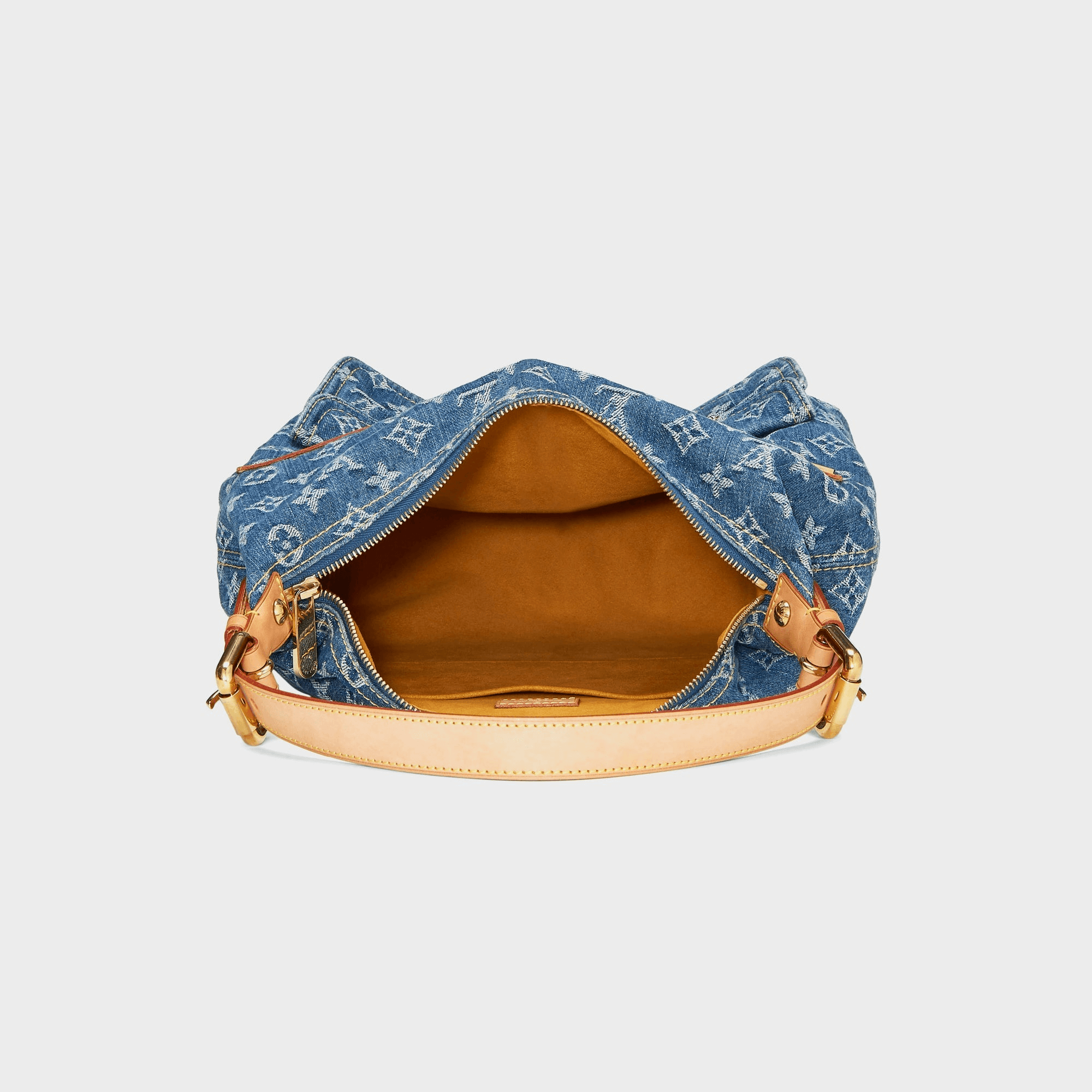 WGACA Louis Vuitton Denim Baggy Gm - Blue — Image 3