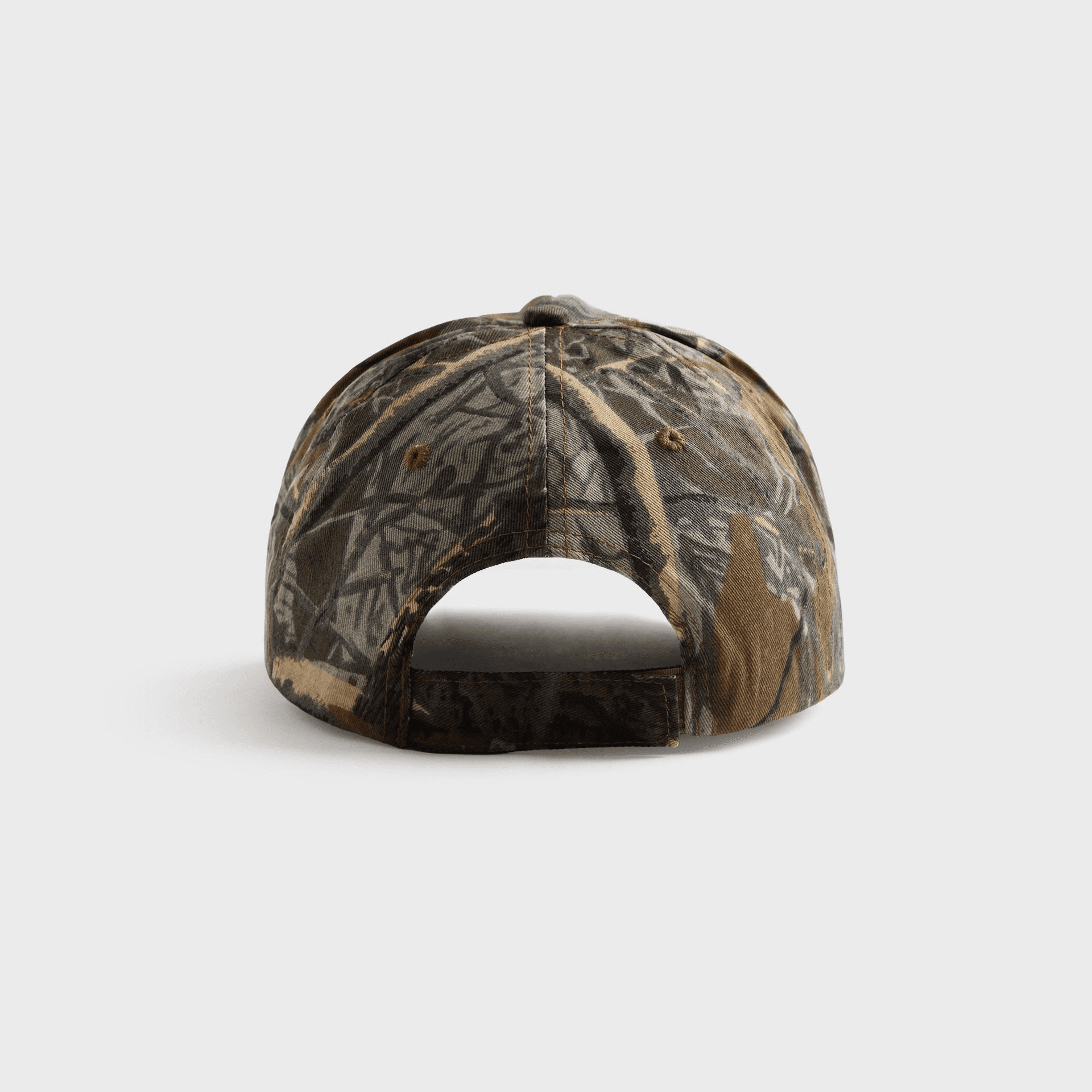 Metalwood Metal Logo 5 Panel Cap - Real Leaf Camo — Image 4