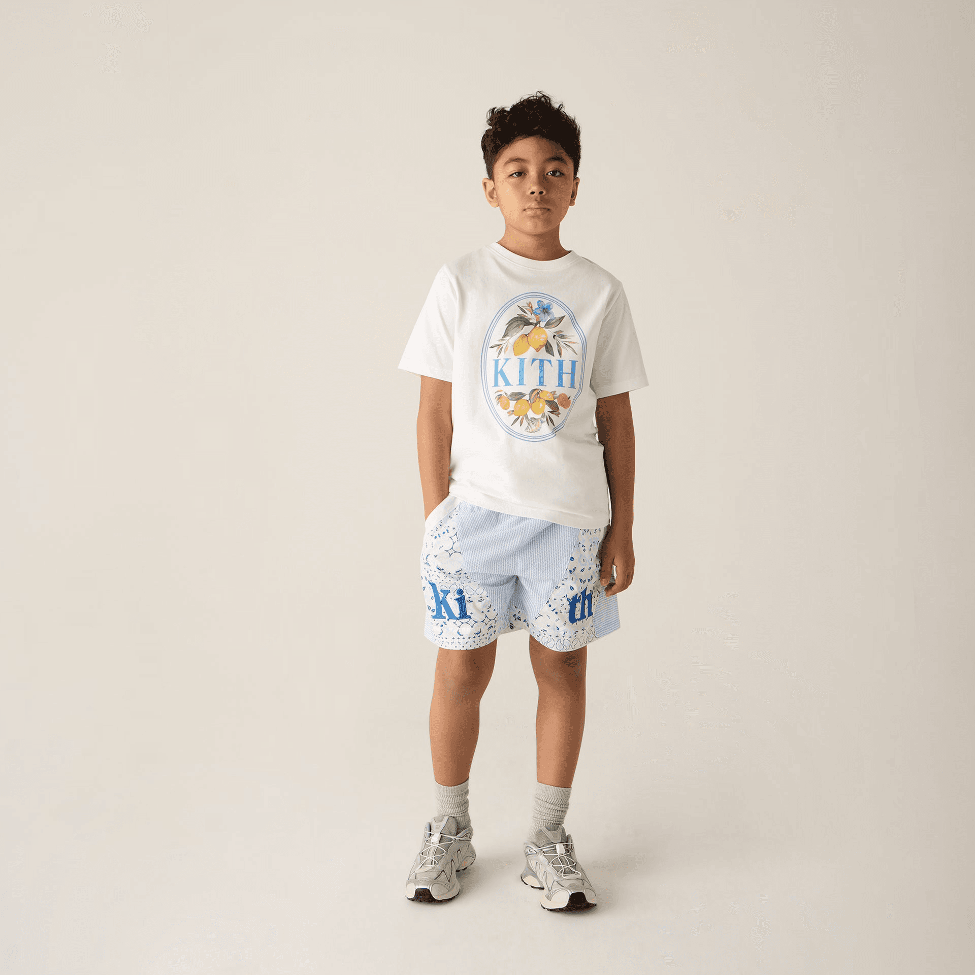 Kith Kids Summer Picnic Graphic Tee - White — Image 5