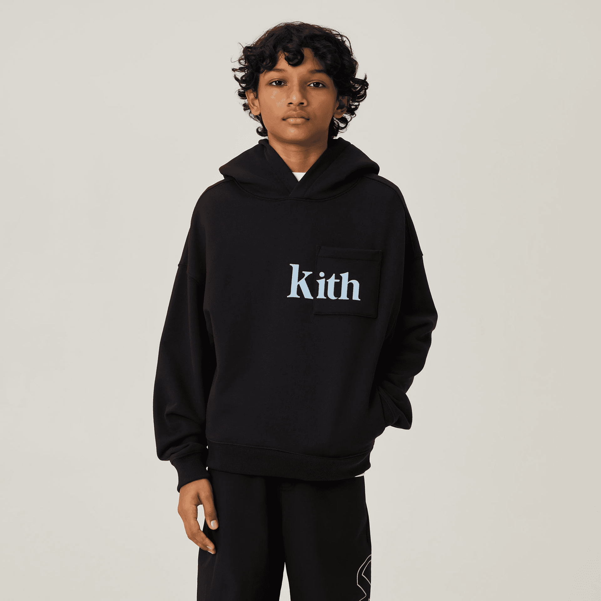 Kith Kids Quinn Hoodie - Black — Image 4