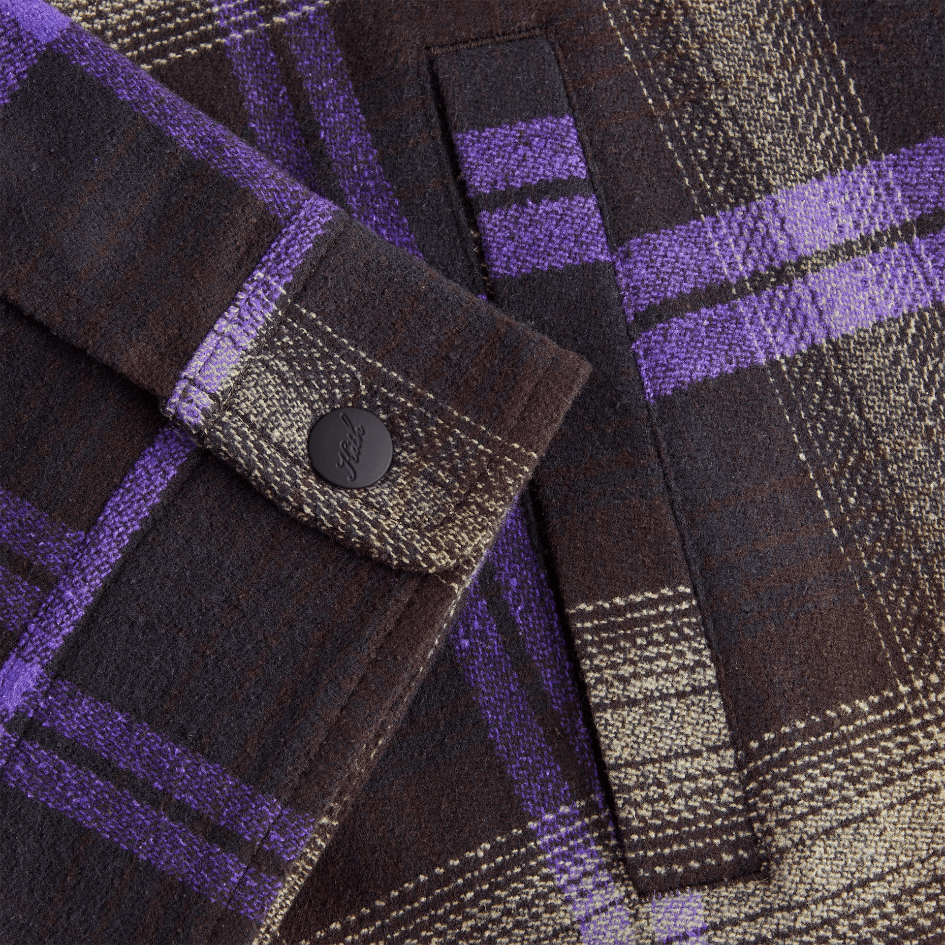 Kith Women Corwin Flannel Coach Zip - Incognito — Image 2