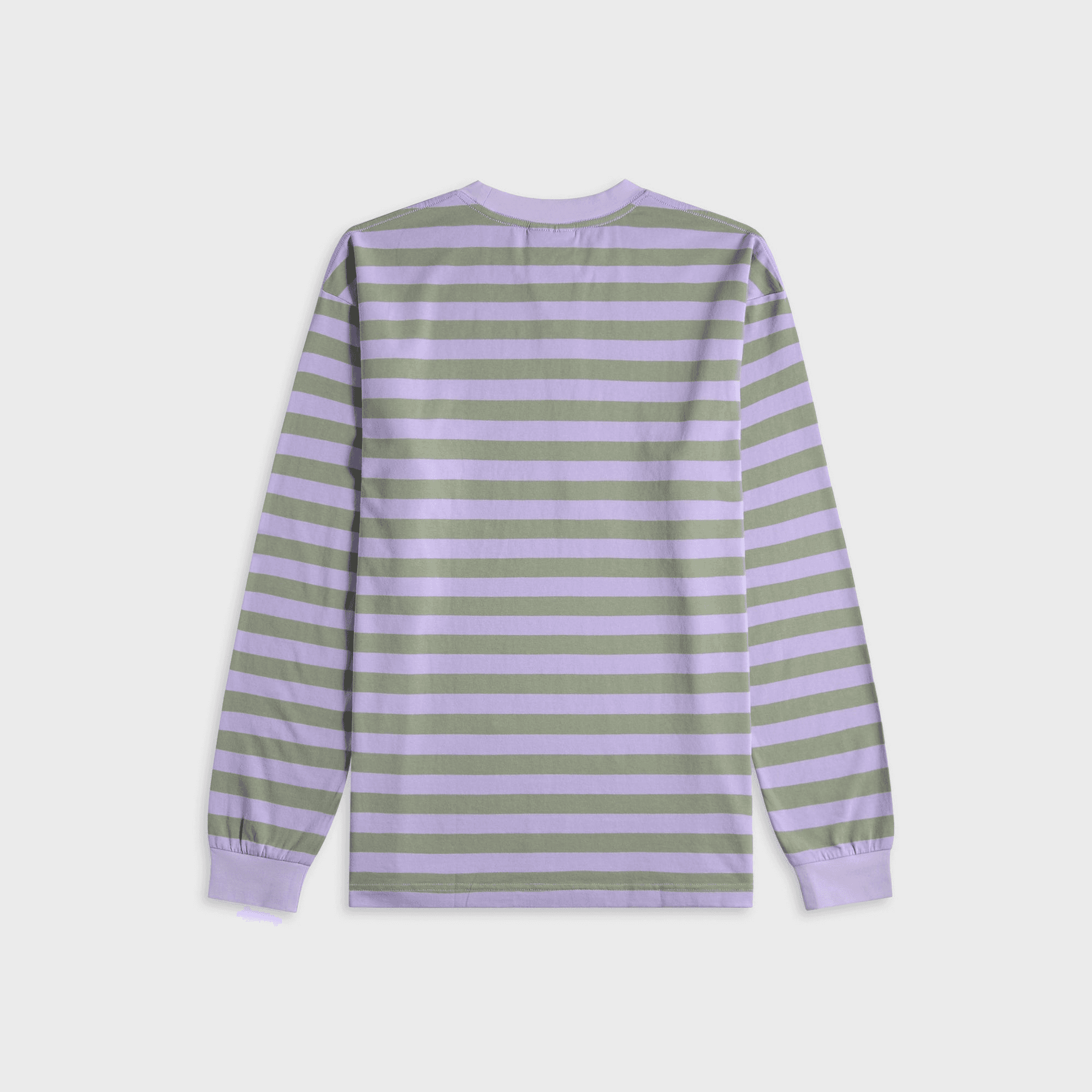 Metalwood Bulge Logo Long Sleeve Tee - Pink / Green — Image 3